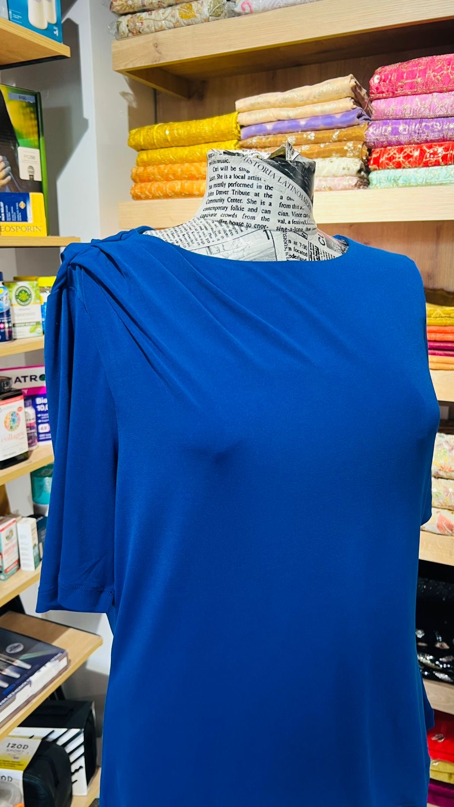 Calvin Klein royal blue top small