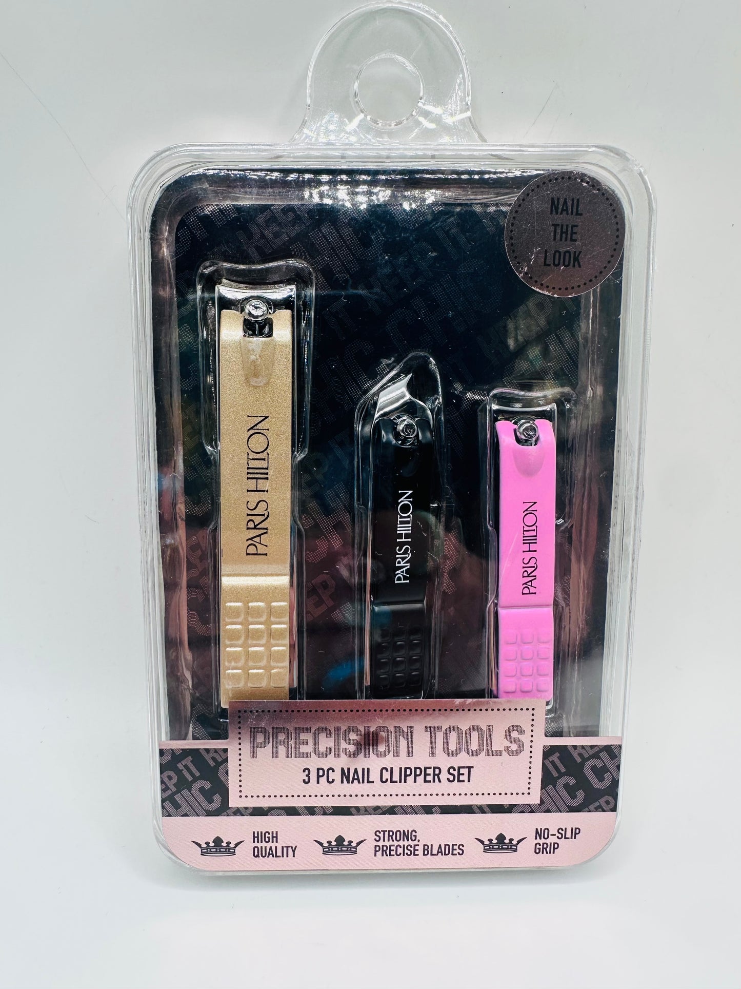 Paris Hilton Precision Tools 3 PC Nail Clipper Set