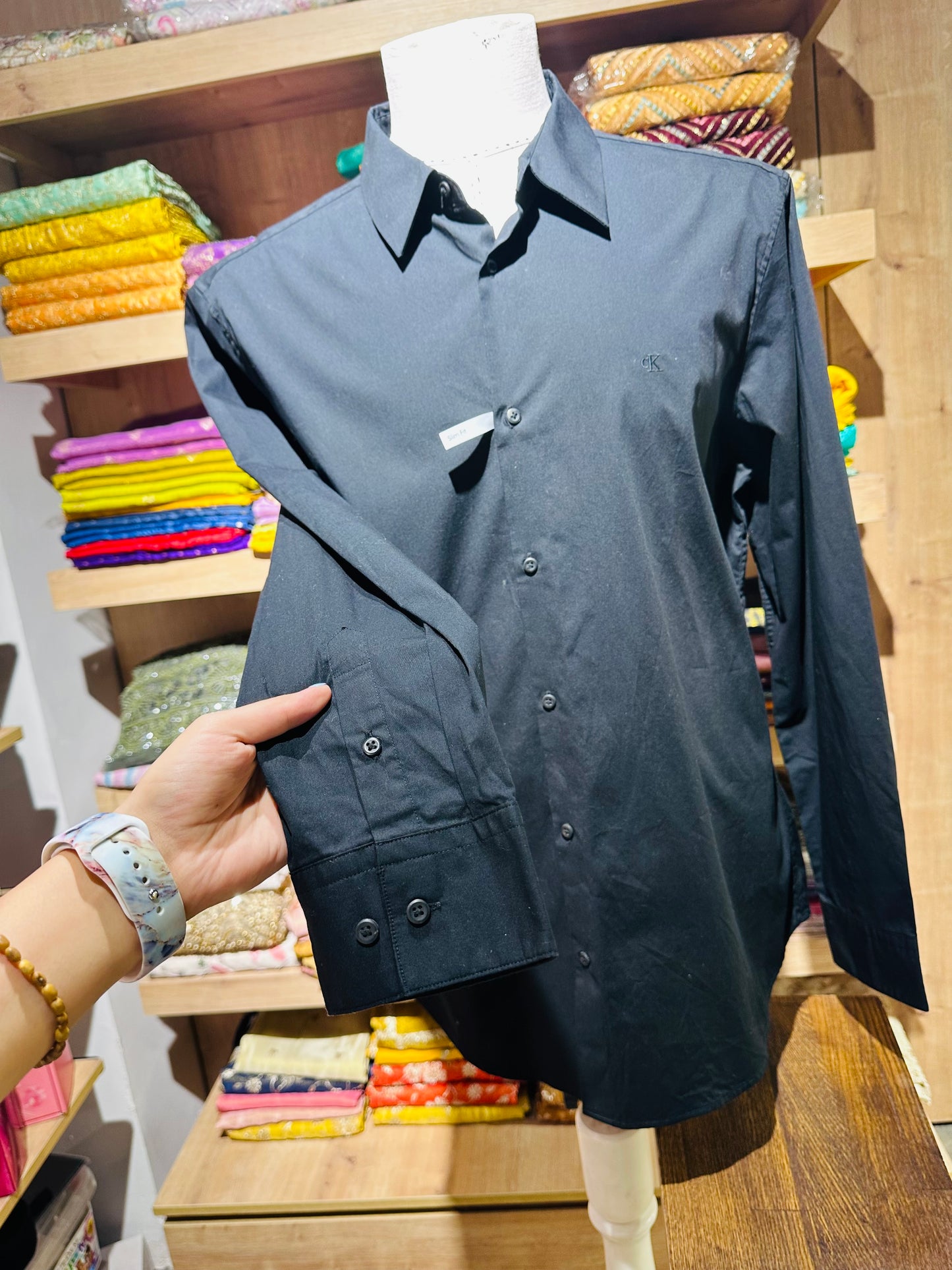 Calvin Klein blouse size large