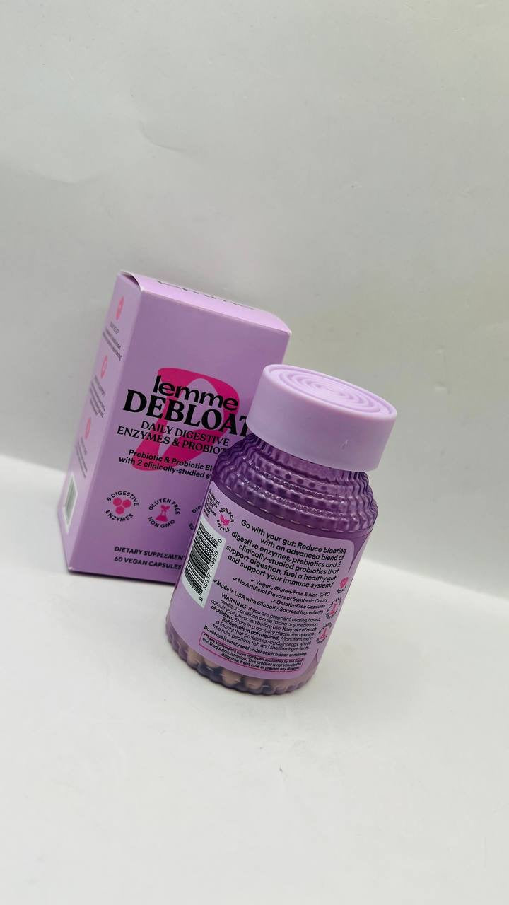 Lemme debloat daily digestive capsules