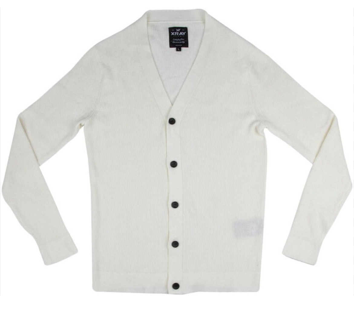 X-ray cotton V - neck cardigan jacket