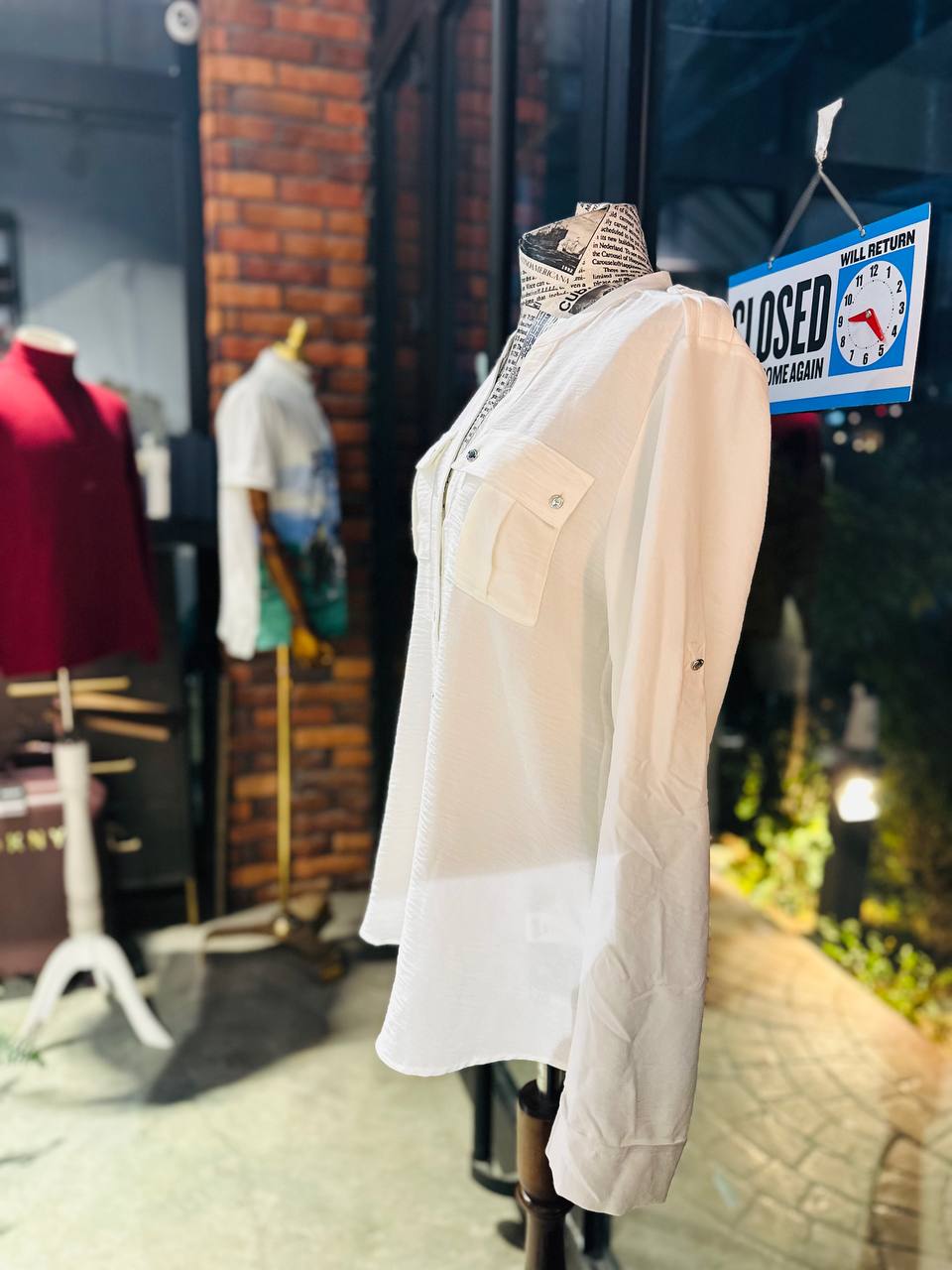 Calvin Klein blouse size medium