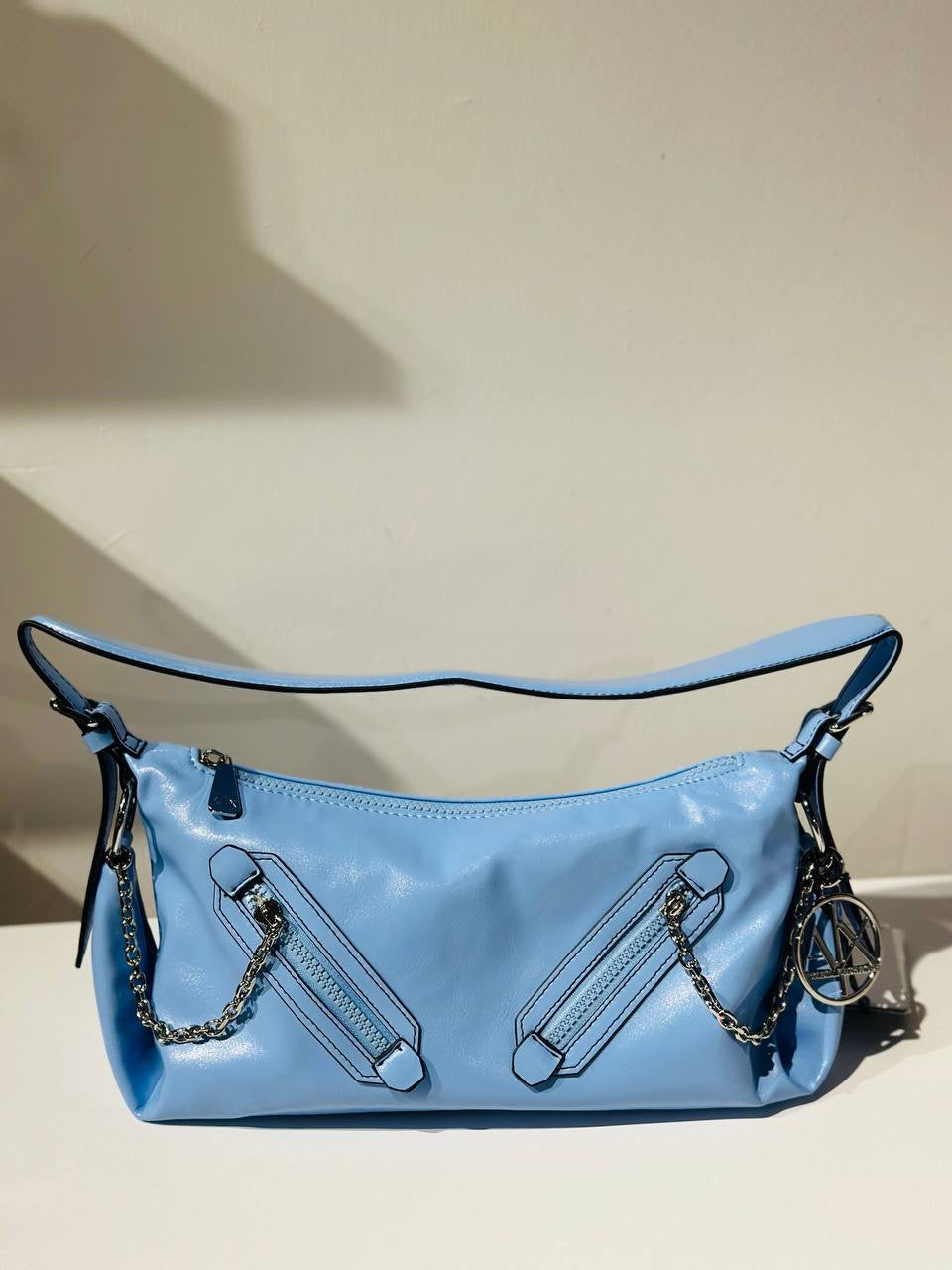 Armani exchange light blue bag