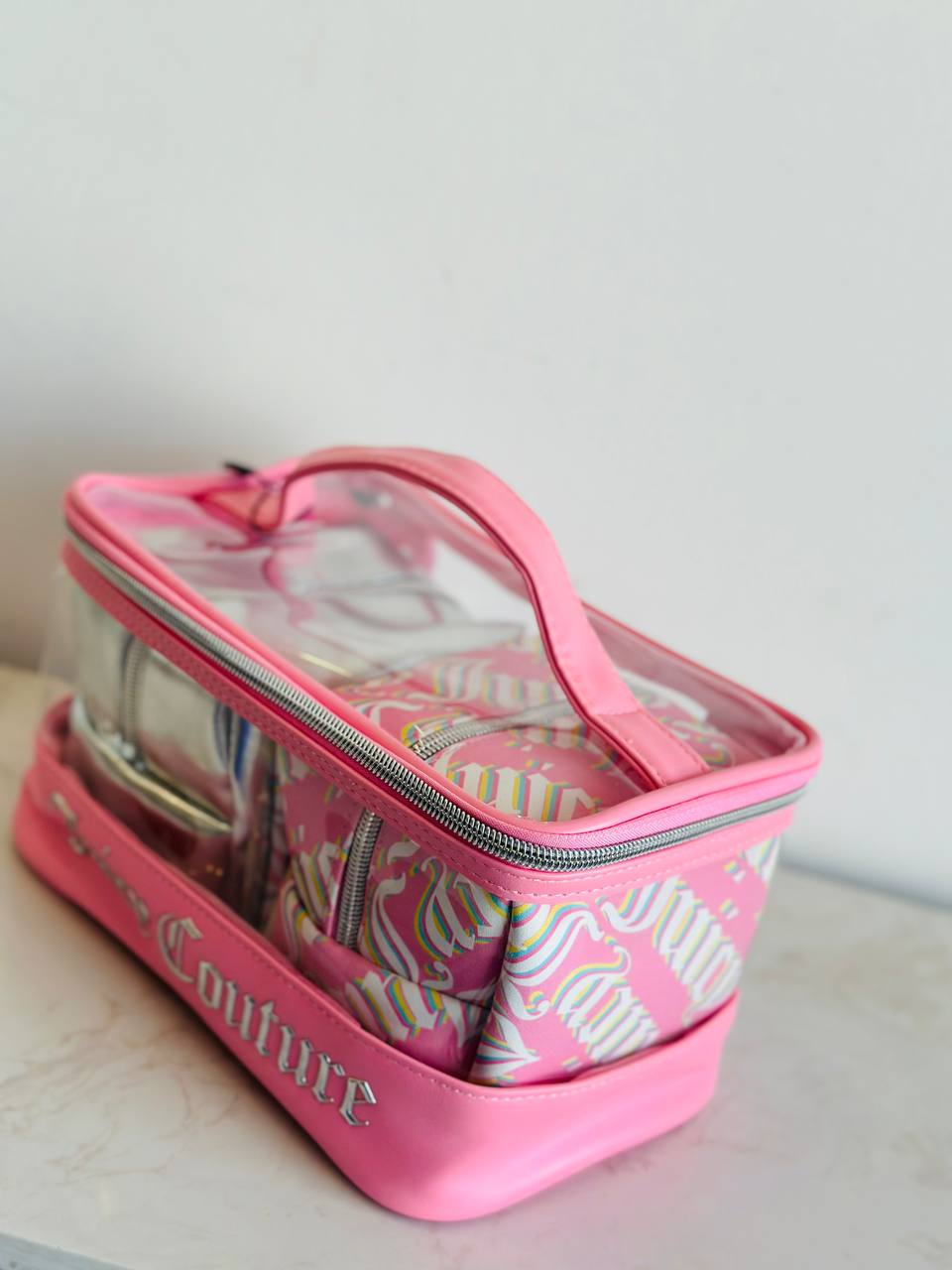 Juicy couture makeup bag set