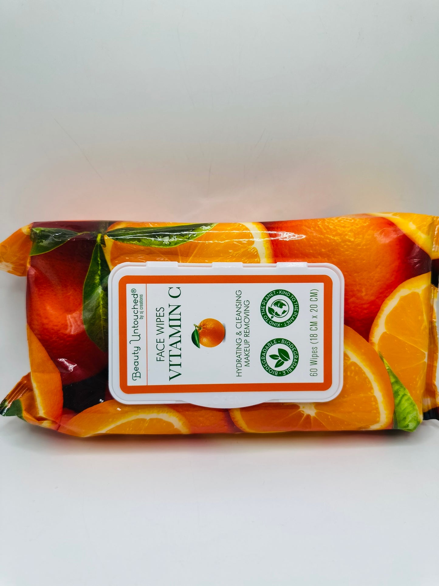 Beauty Untouched® Hydrating & Cleansing Makeup Removing Face Wipes infused with Vitamin C