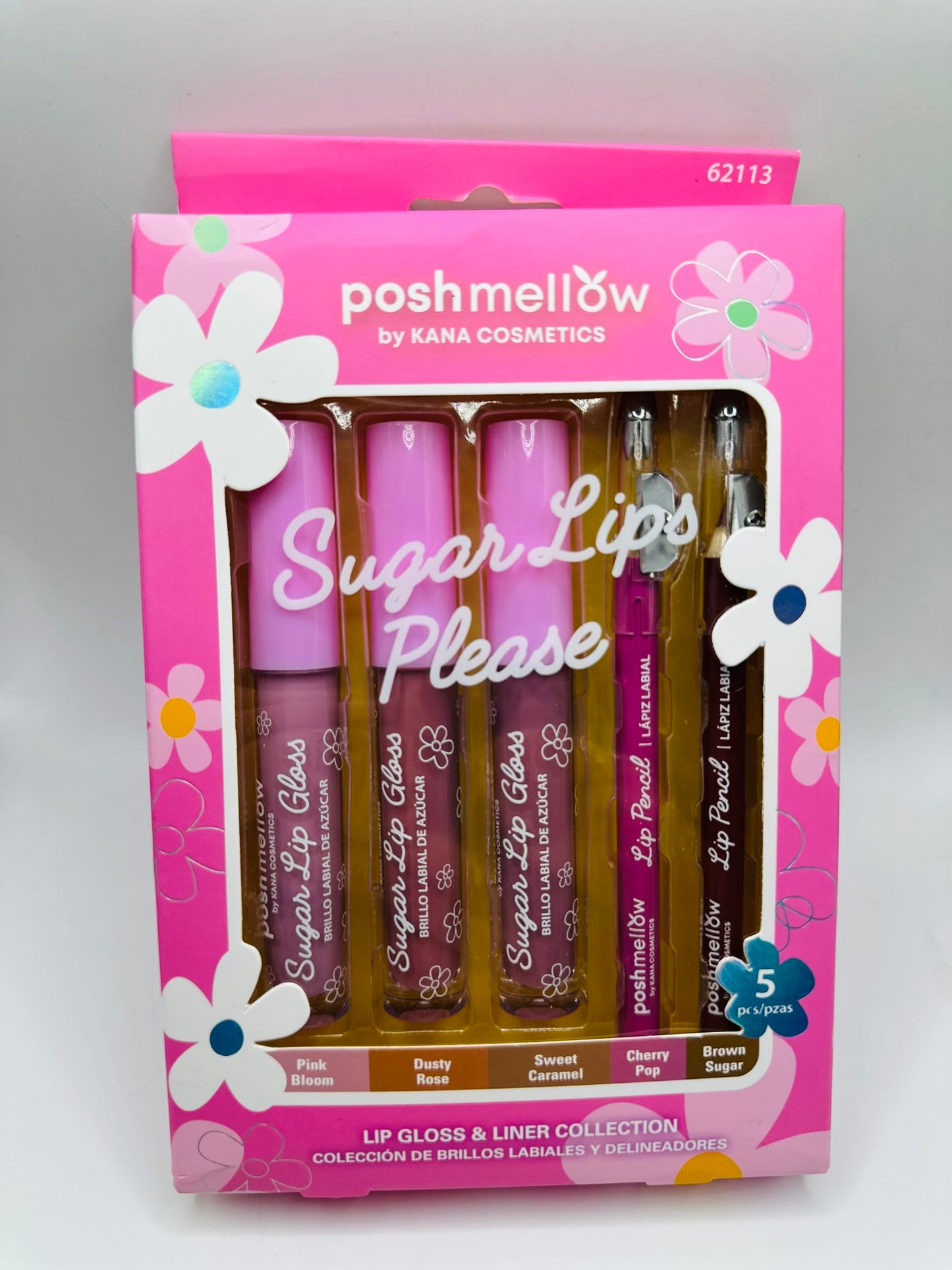 Poshmellow lip gloss & lip liner collection