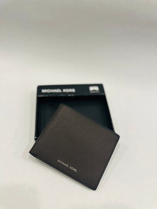Michael kors wallet dark brown