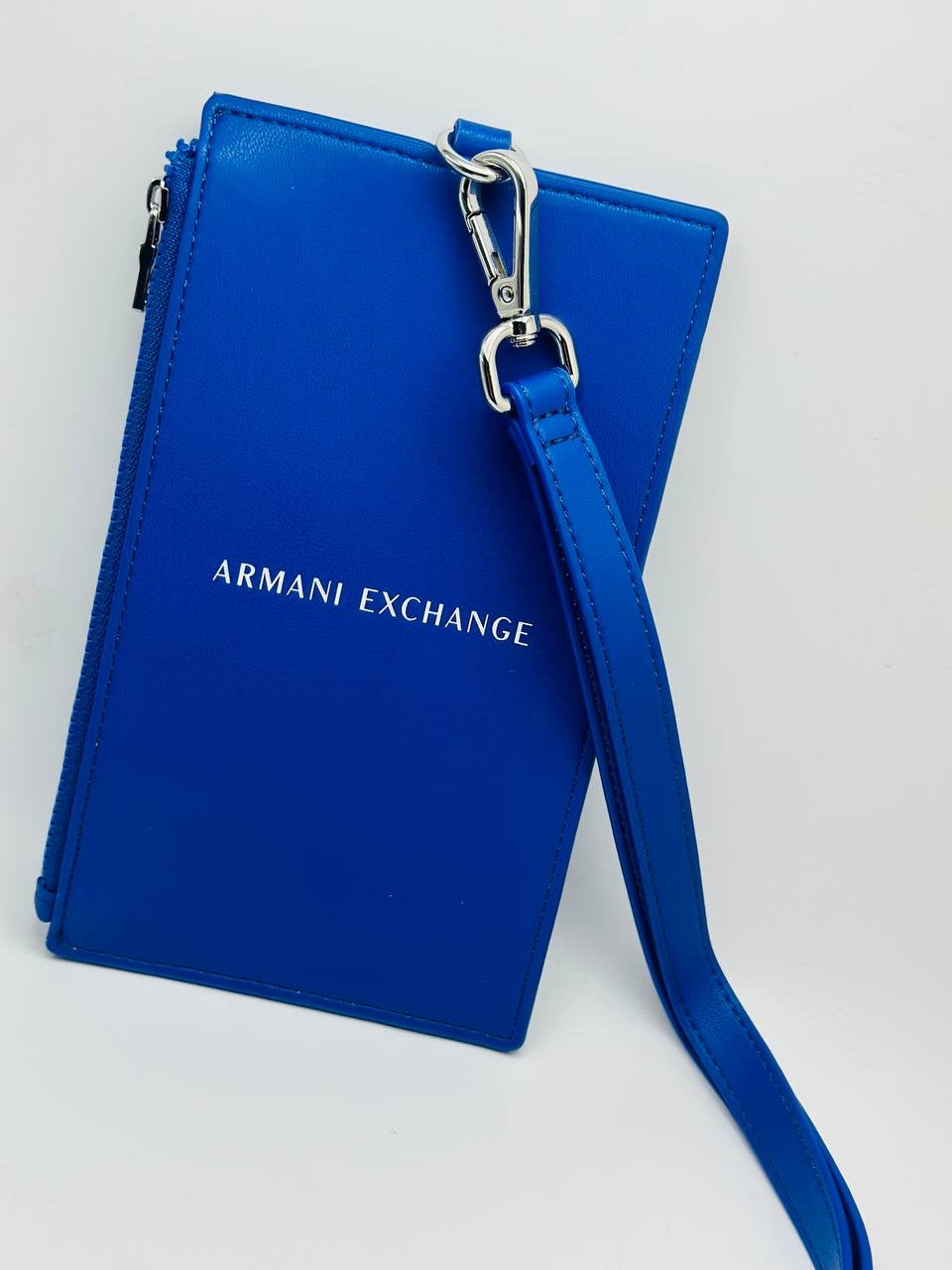 Armani exchange wallet blue
