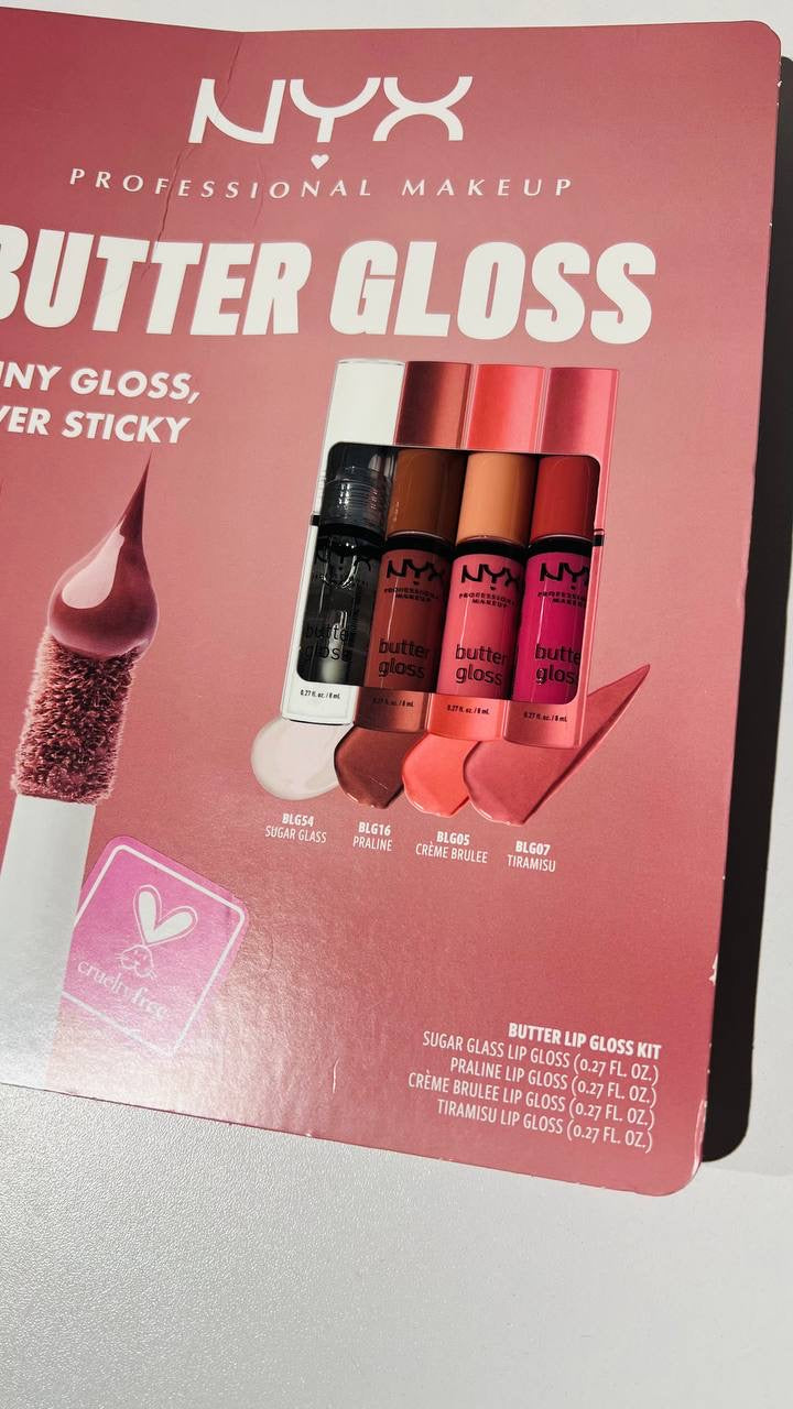 nyx butter gloss set