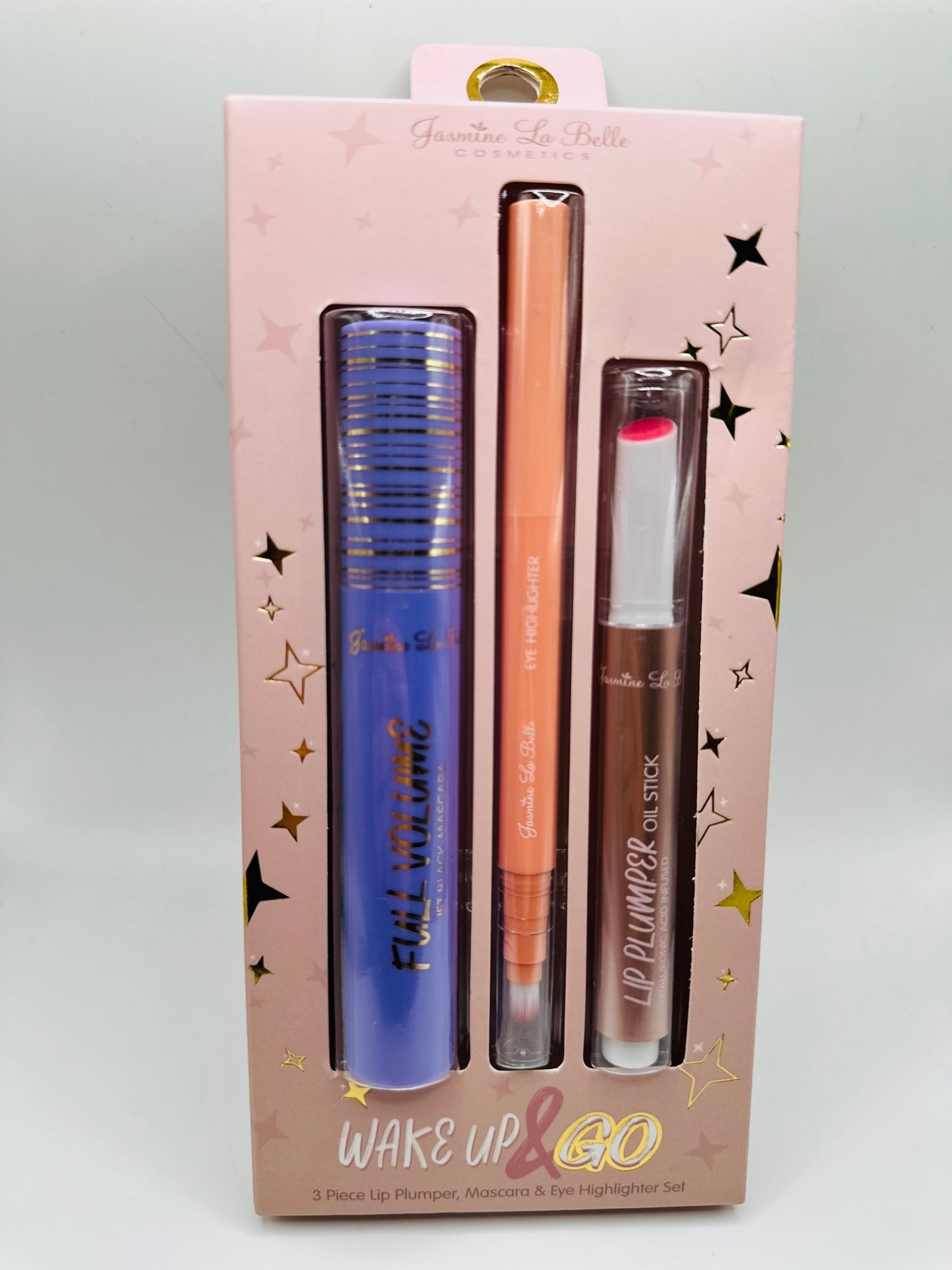 Jasmine la belle set of lip plumper & mascara & eye highlighter