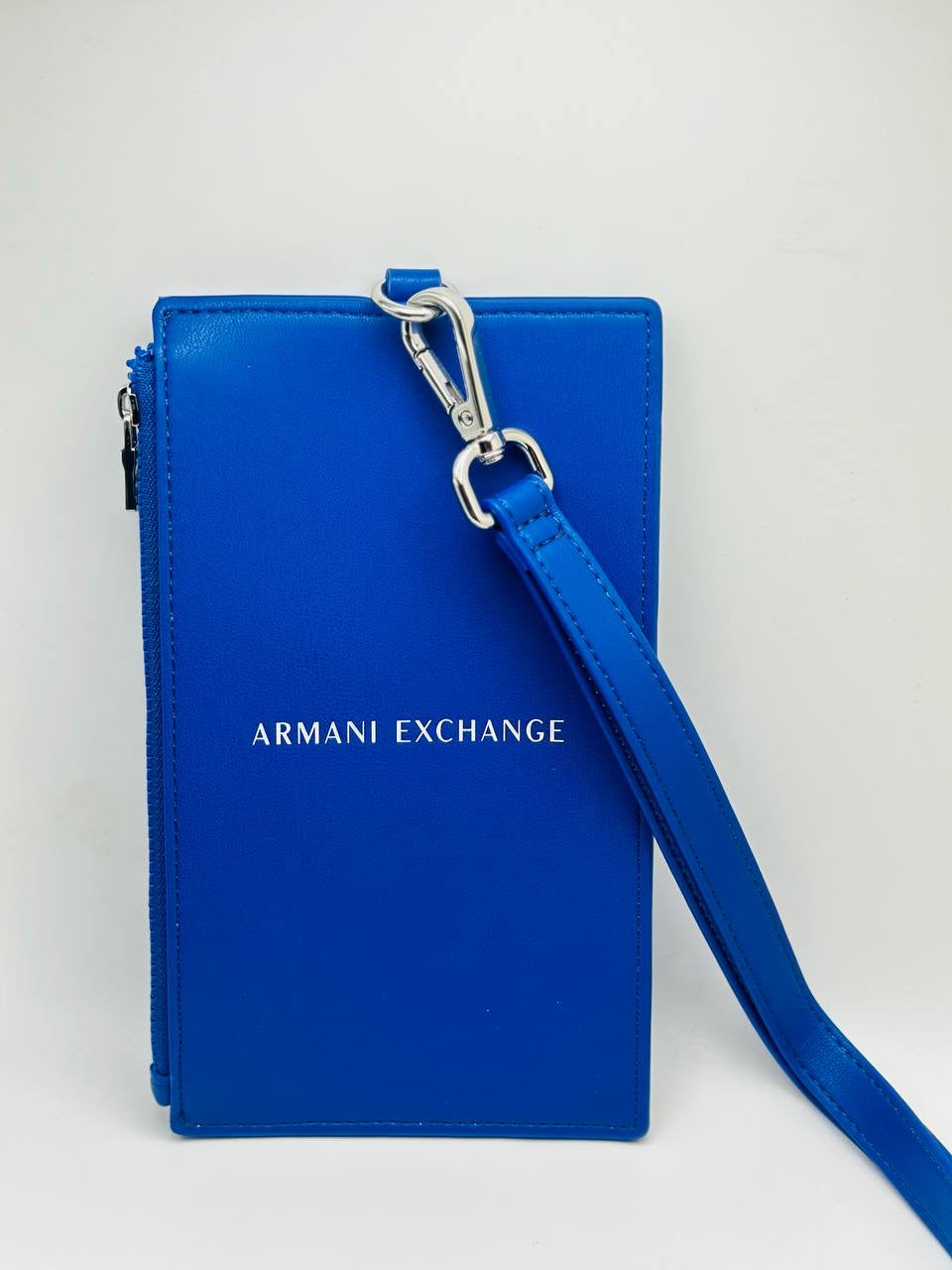 Armani exchange wallet blue