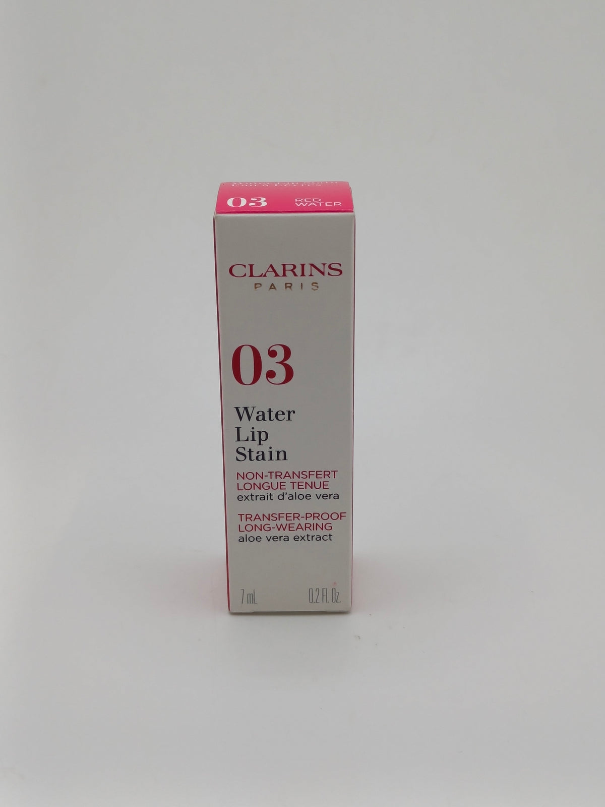 Clarins water lip stain 03 (red water)