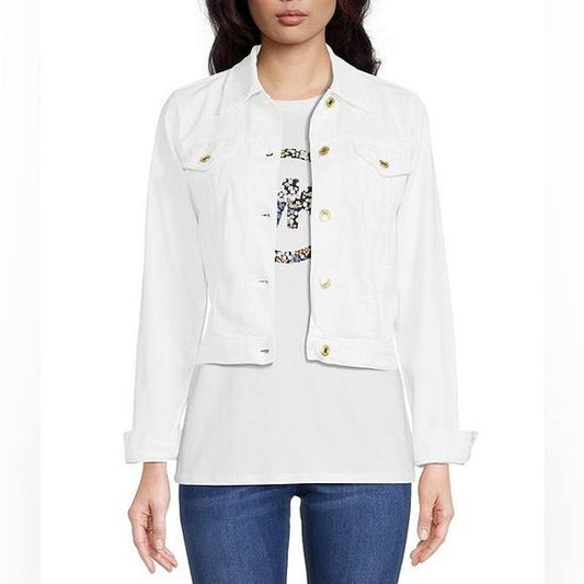 Michael kors denim jacket size large