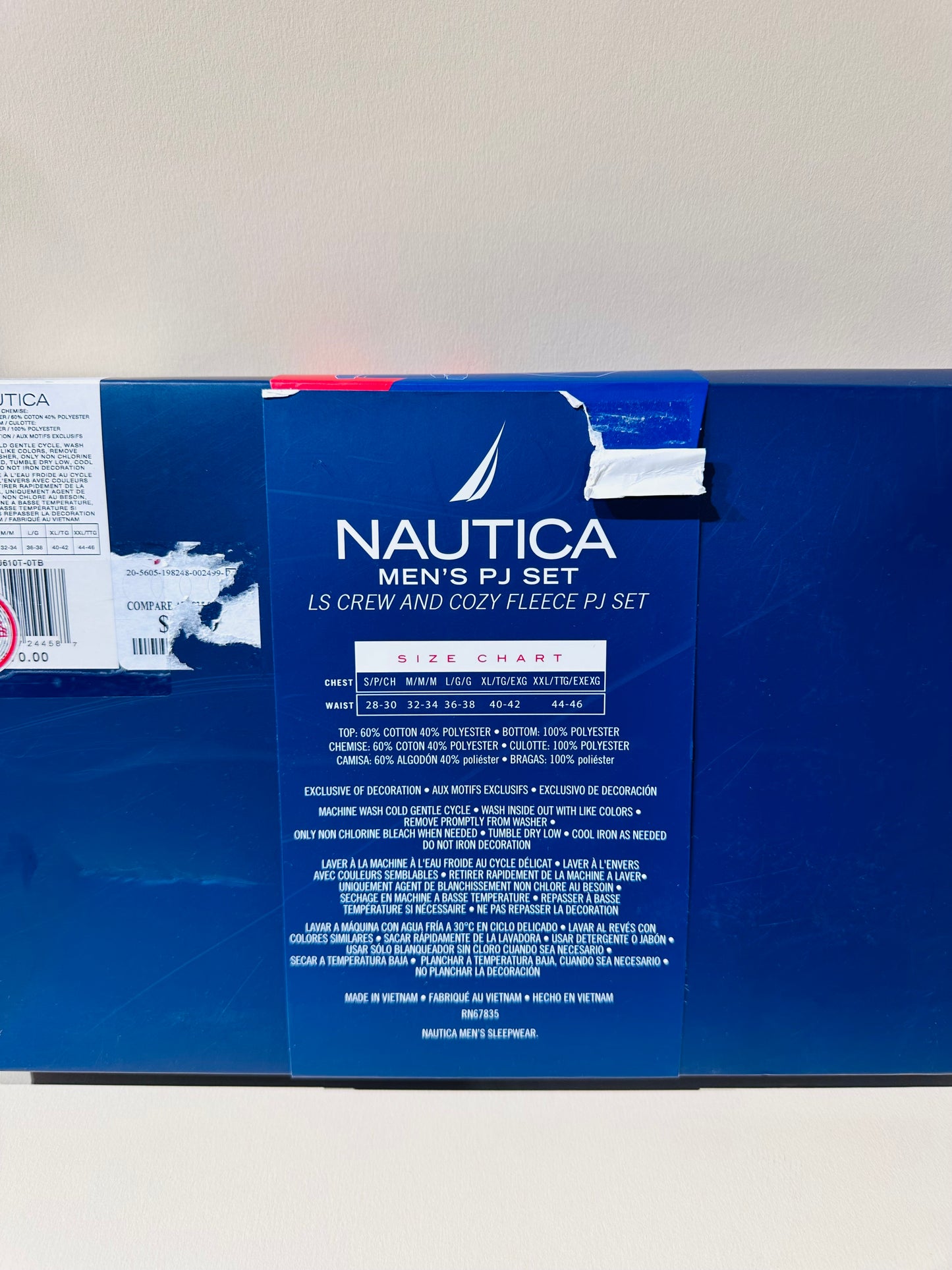 Nautica pajama set size medium