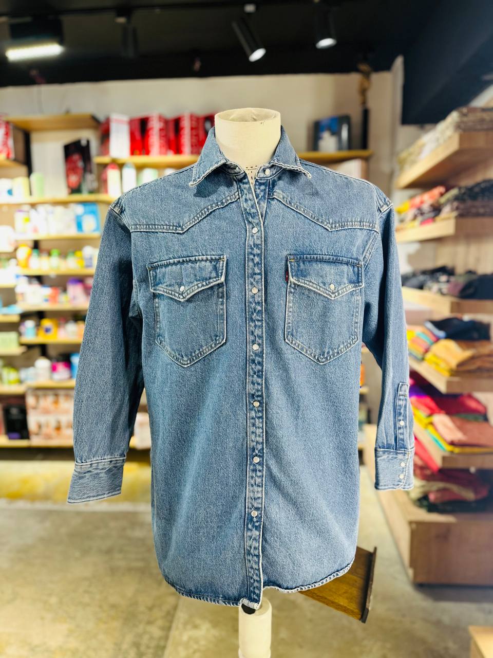 Levi’s denim blouse