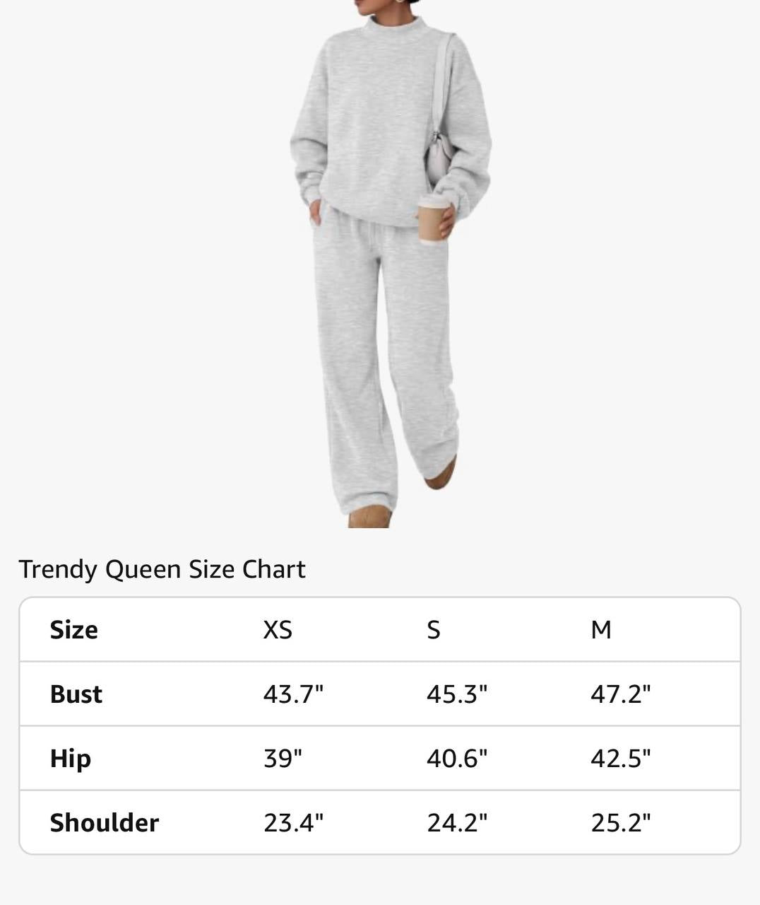 Trendy Queen Women's Mock Neck 2 Piece Sweat Sets Sweatsuits Fall Outfits