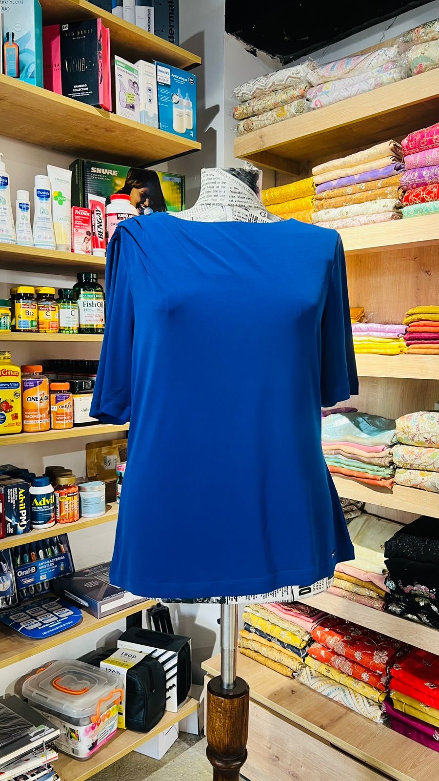 Calvin Klein royal blue top small