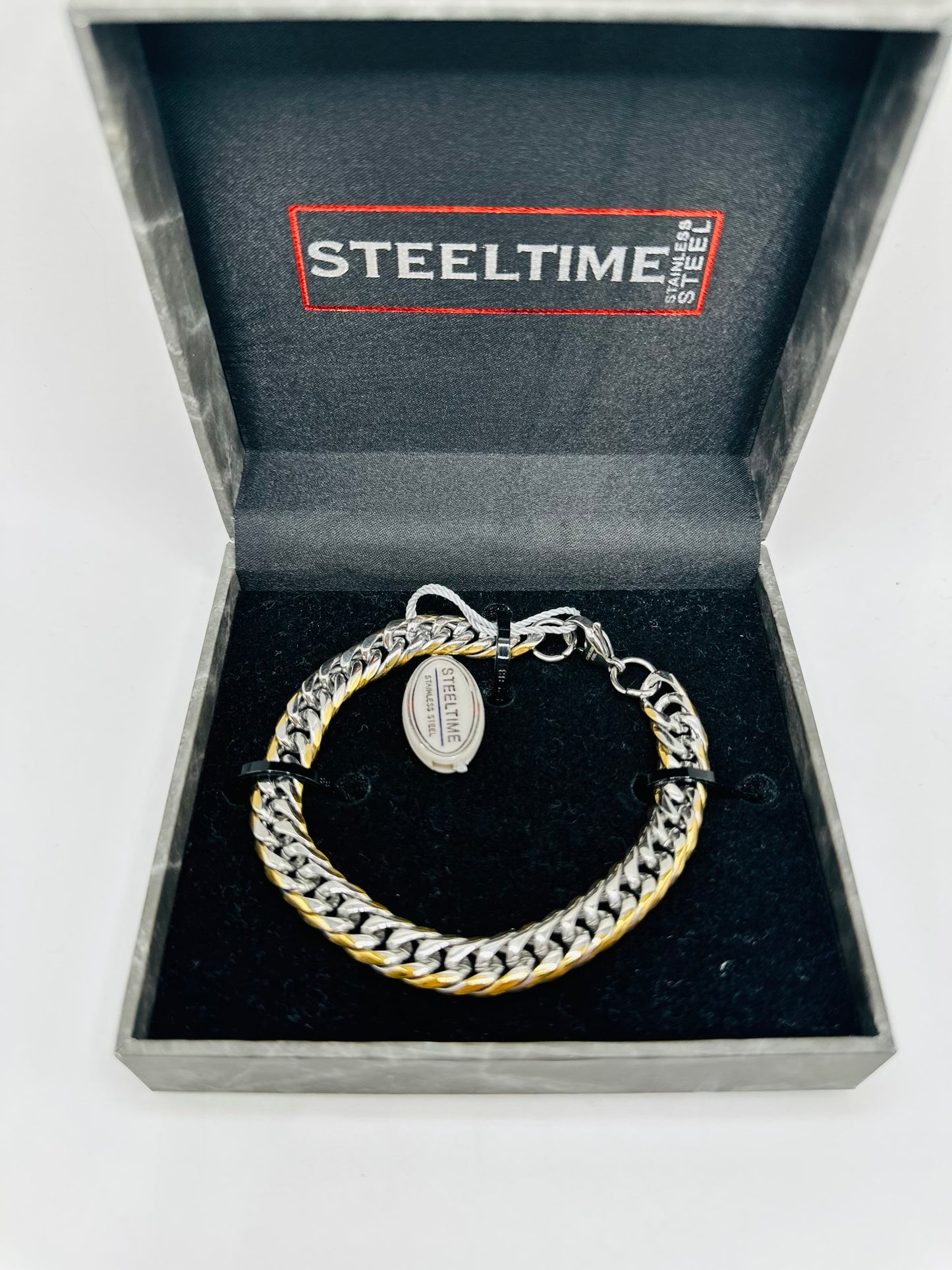 Steel time bracelet
