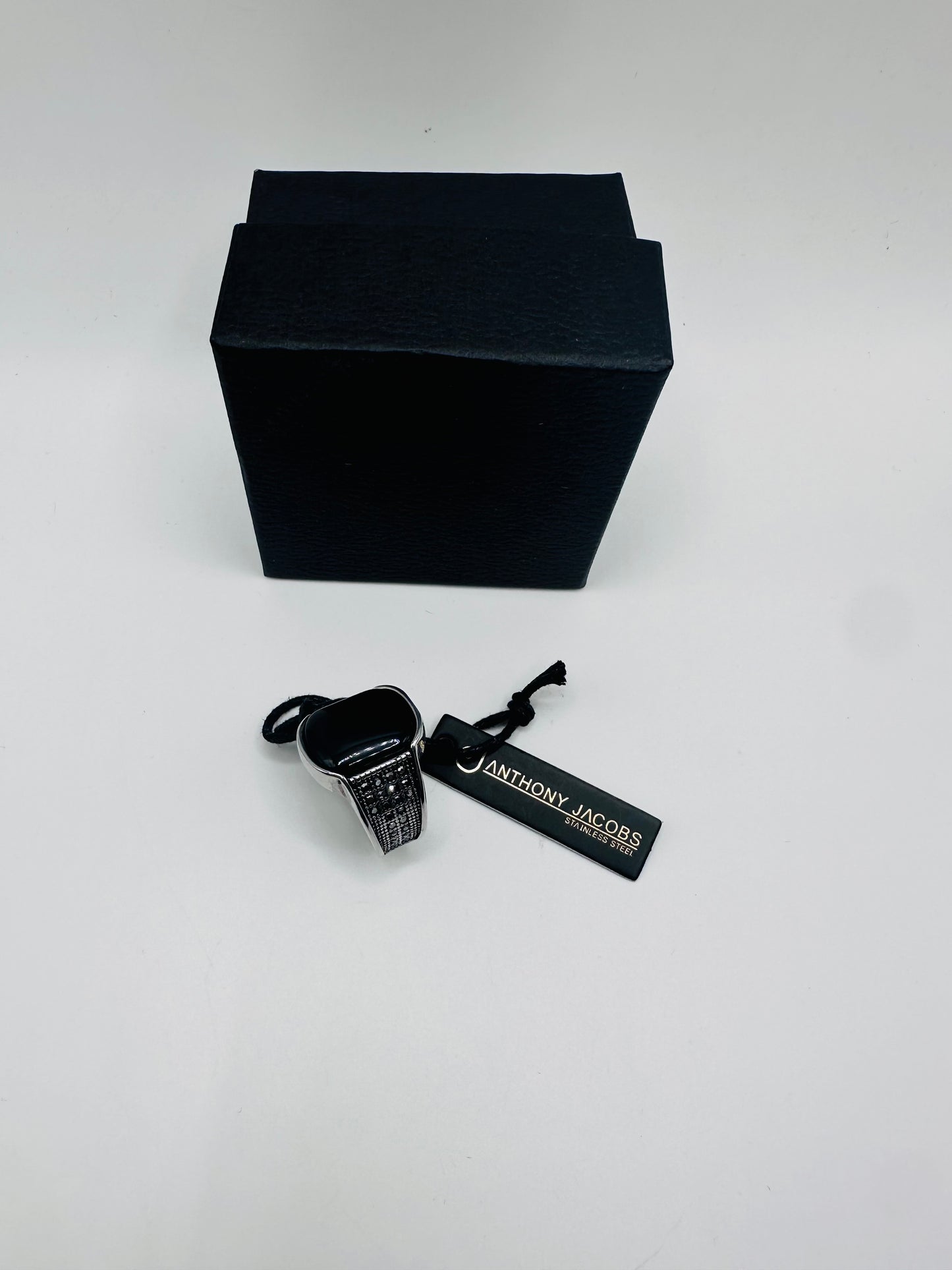 Anthony Jacobs stainless steel ring