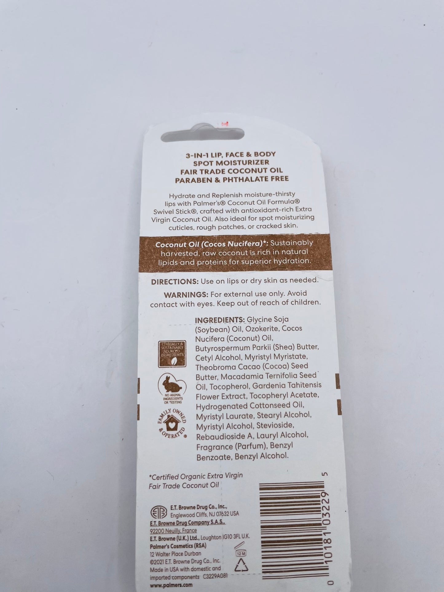 Coconut hydrat swivel stick