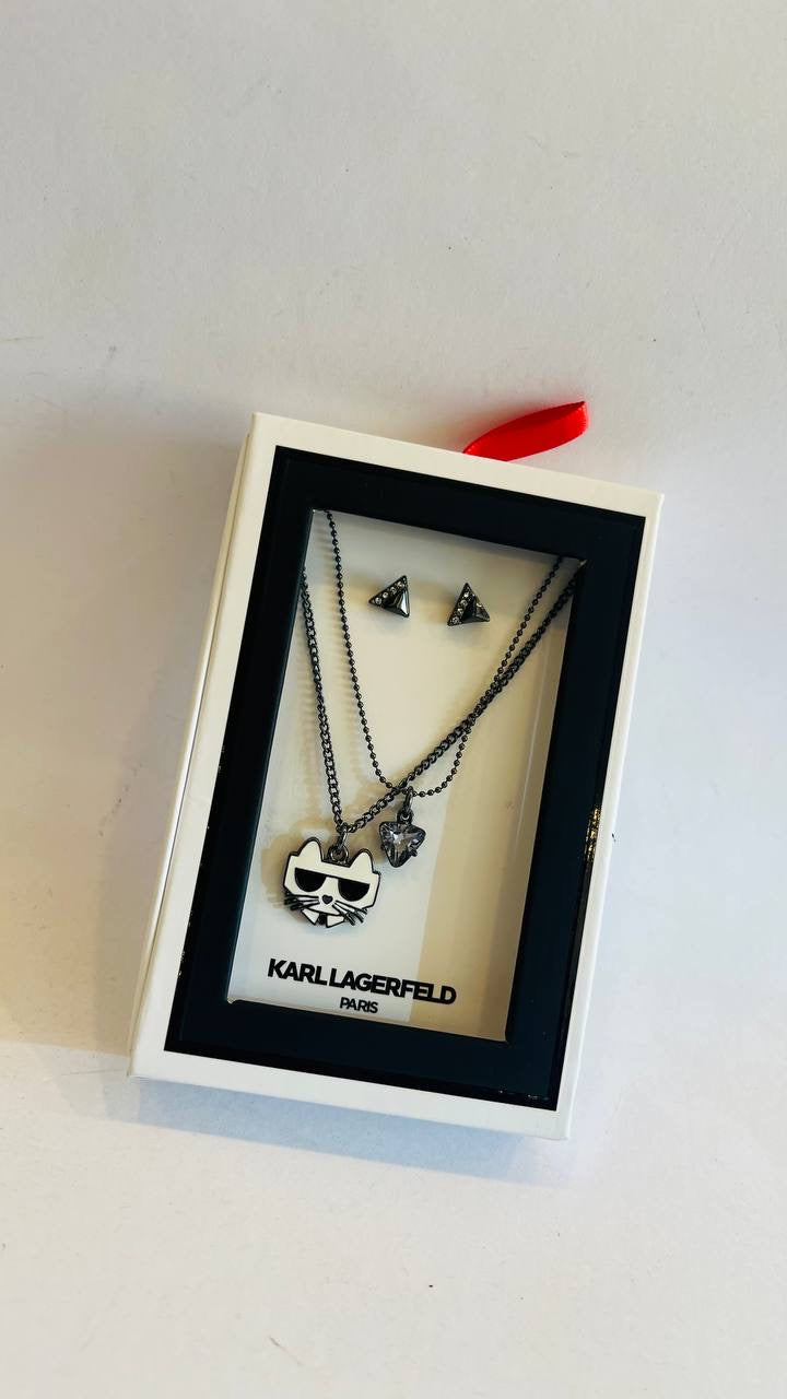 karl lagerfeld necklace set