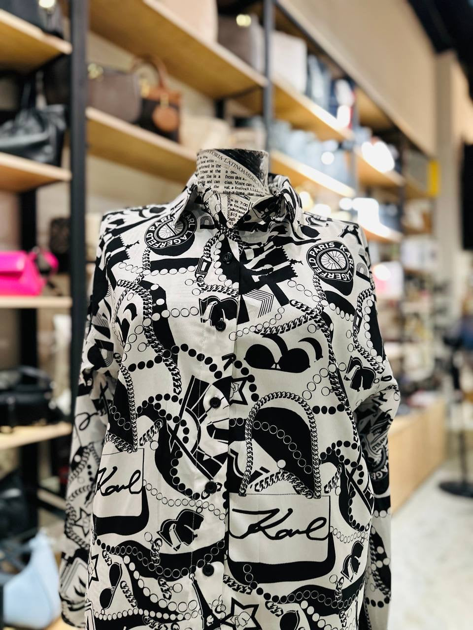 karl lagerfeld blouse size x-small