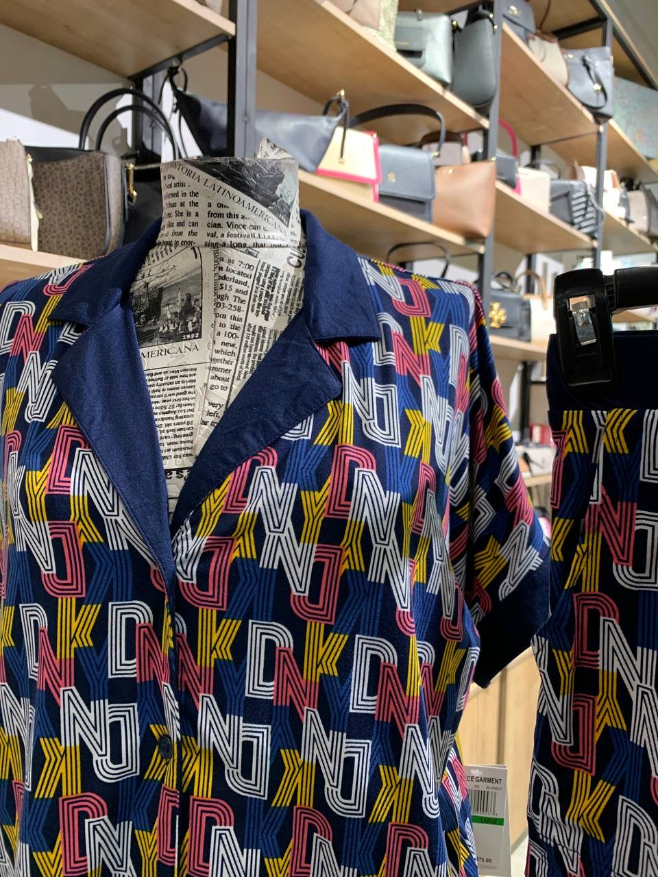 DKNY pajama set size Large