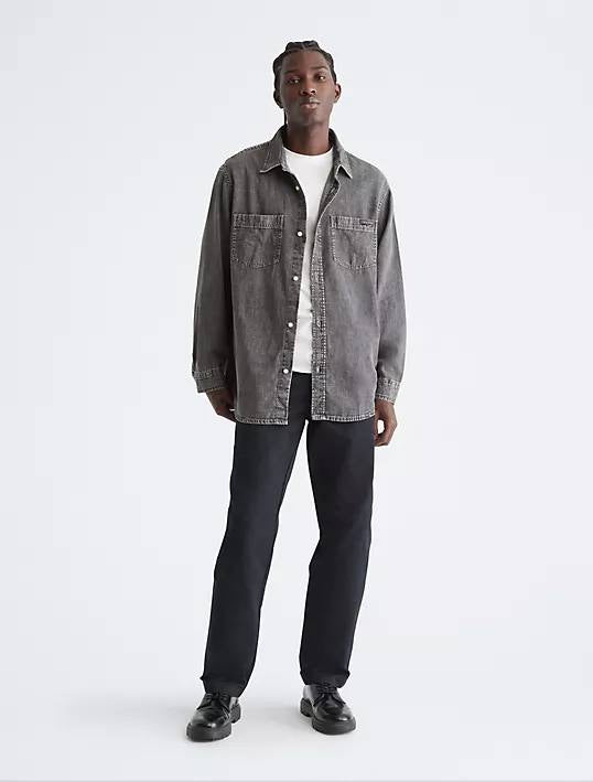 Calvin Klein denim blouse