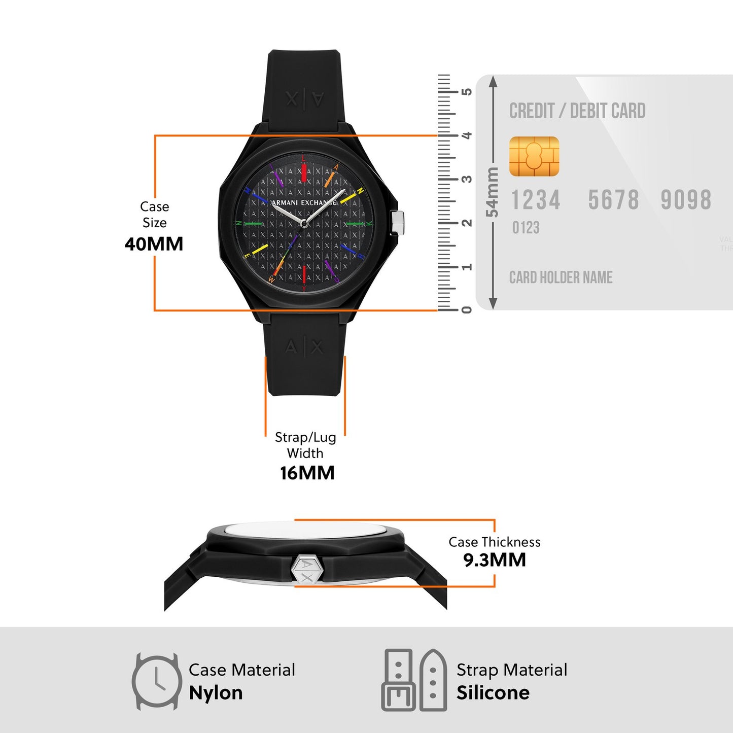 Armani exchange watch set
