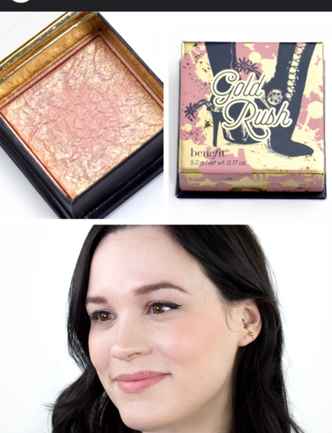 Benefit gold rush blush