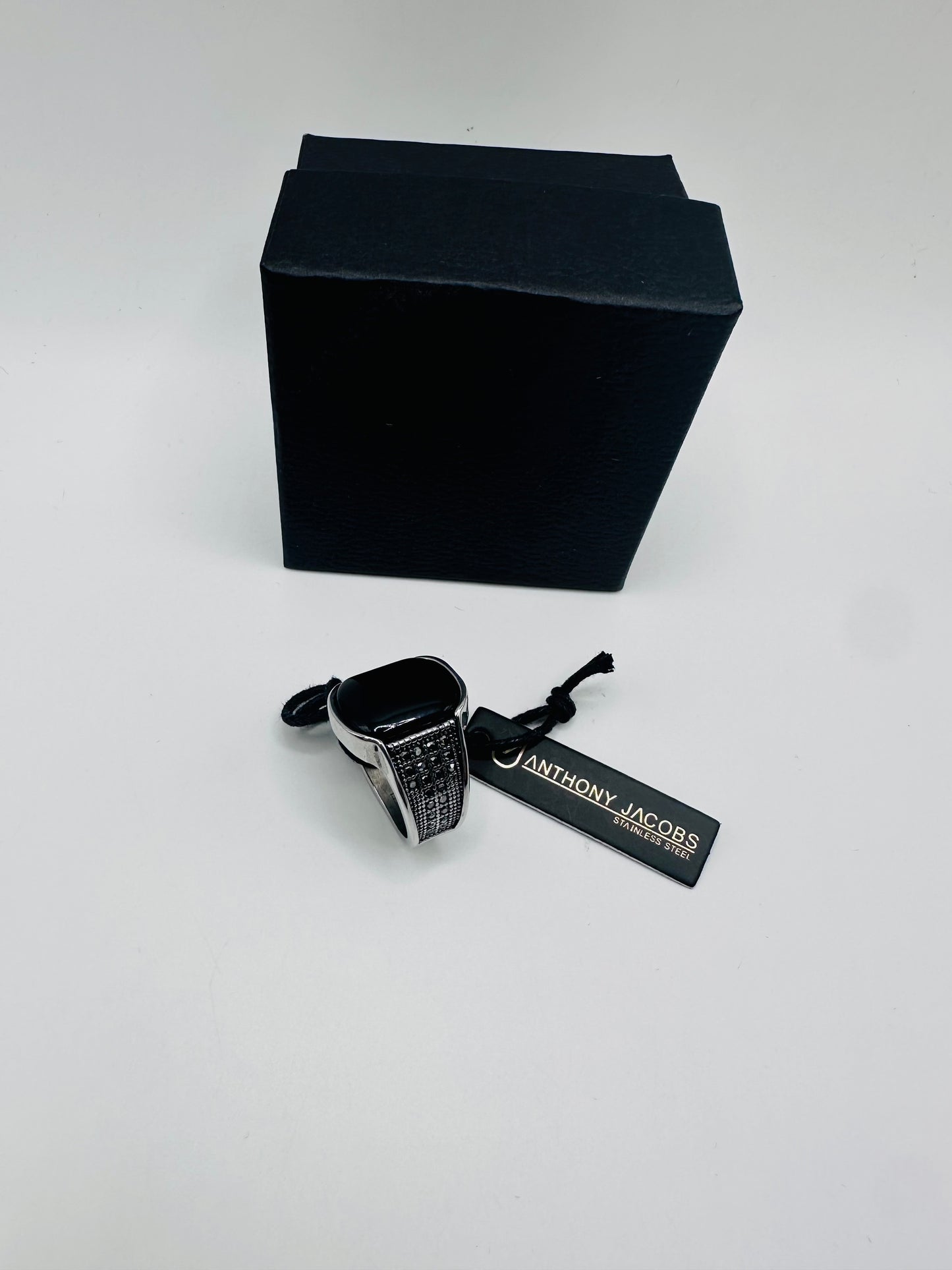 Anthony Jacobs stainless steel ring