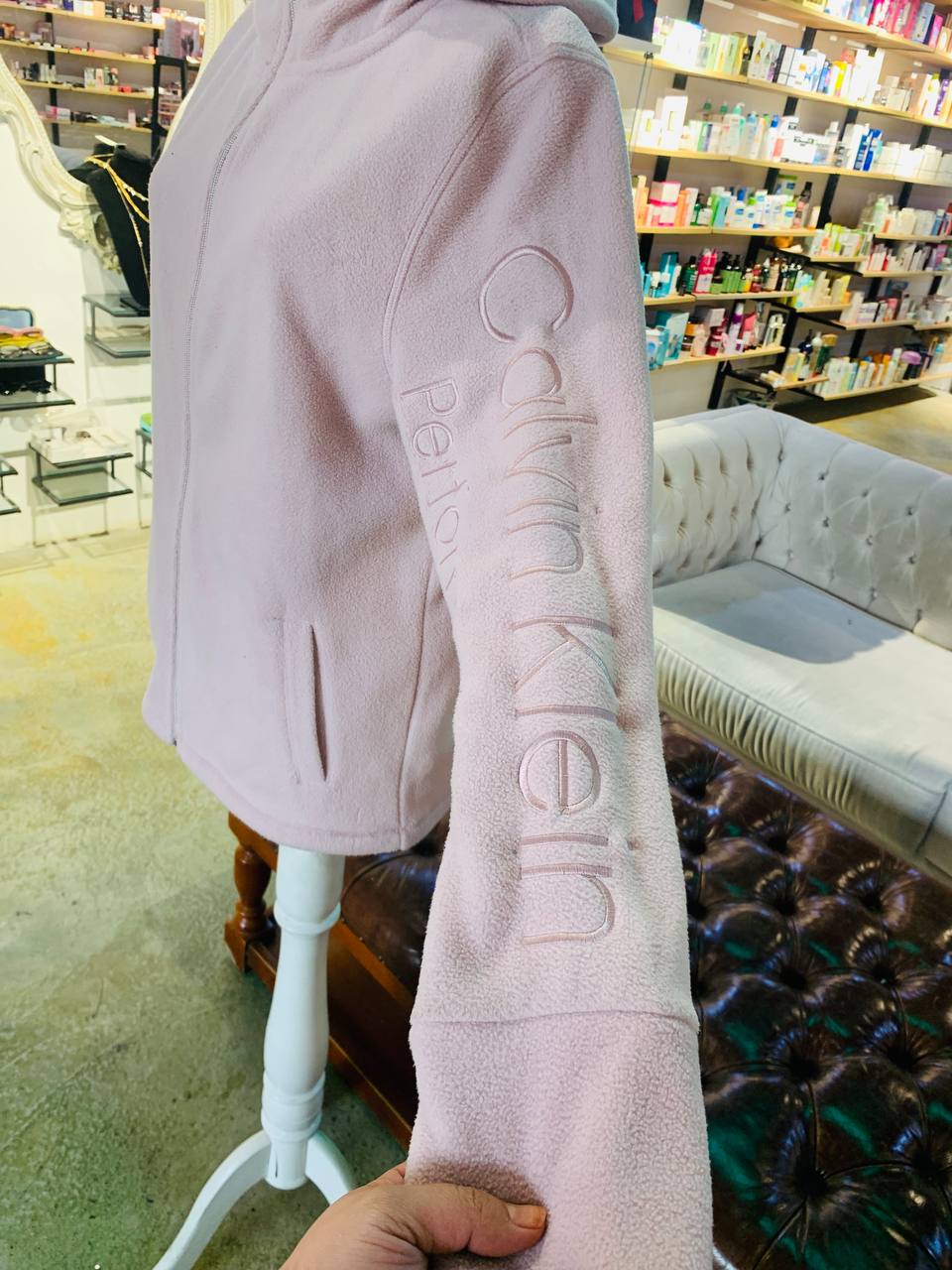Calvin Klein fleece zip hoodie