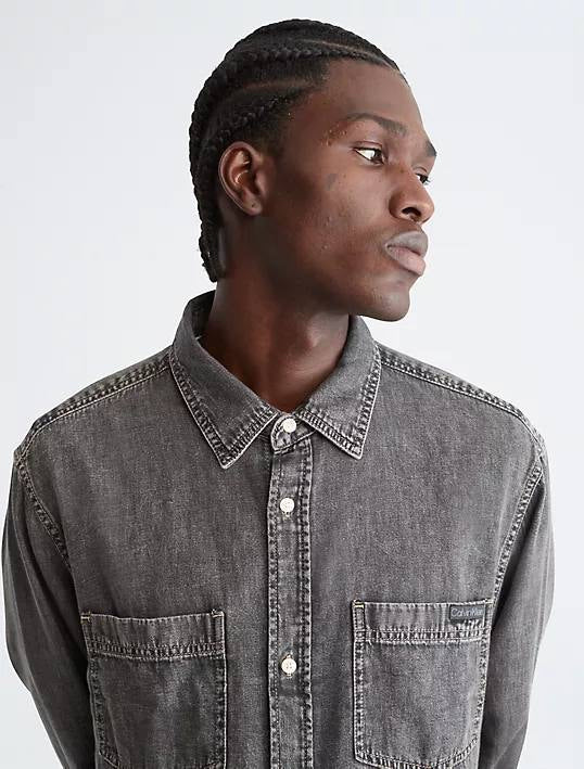 Calvin Klein denim blouse