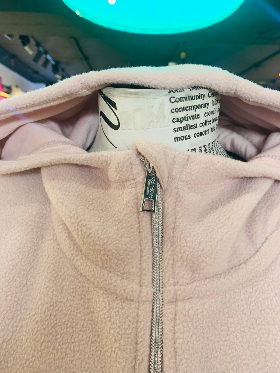 Calvin Klein fleece zip hoodie