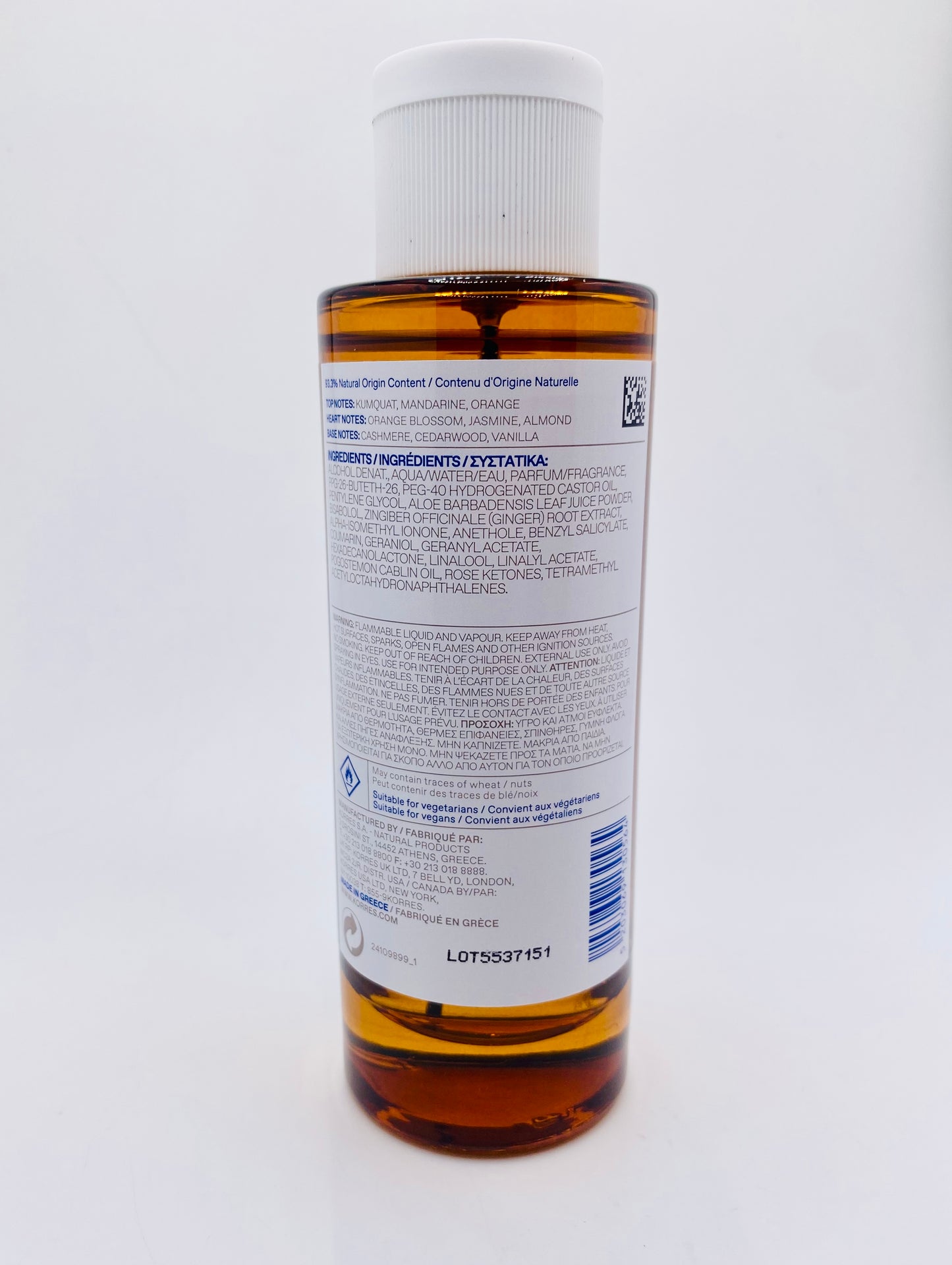 Korres Cashmere Kumquat All Body Spray