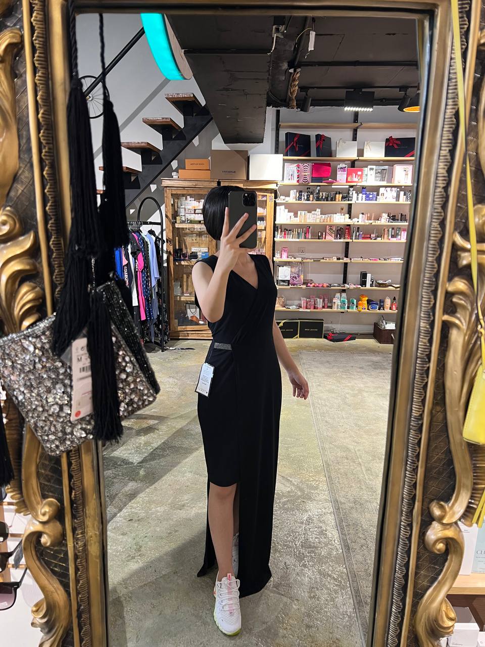 Connected apparel dress