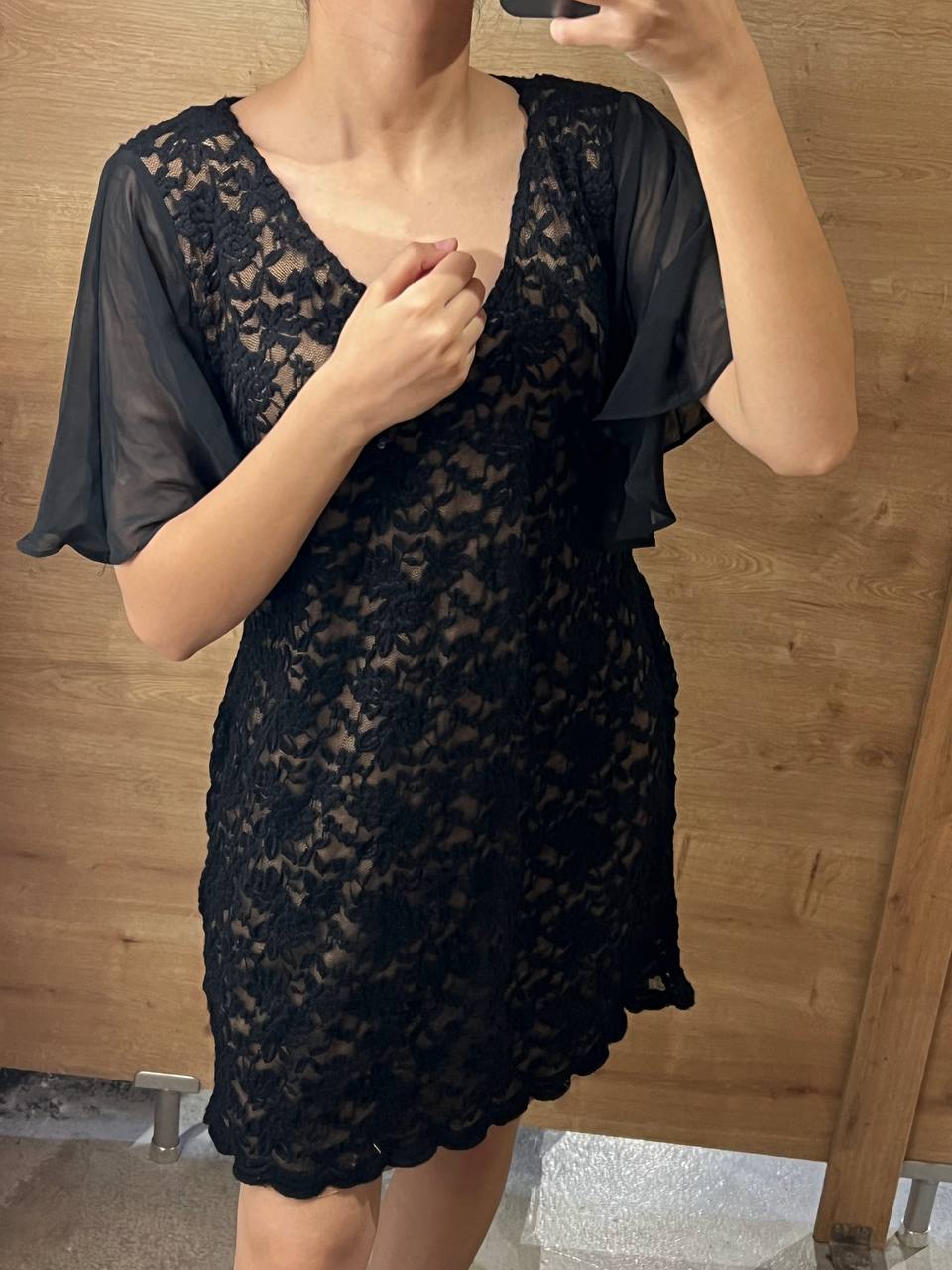 Connected apparel dress