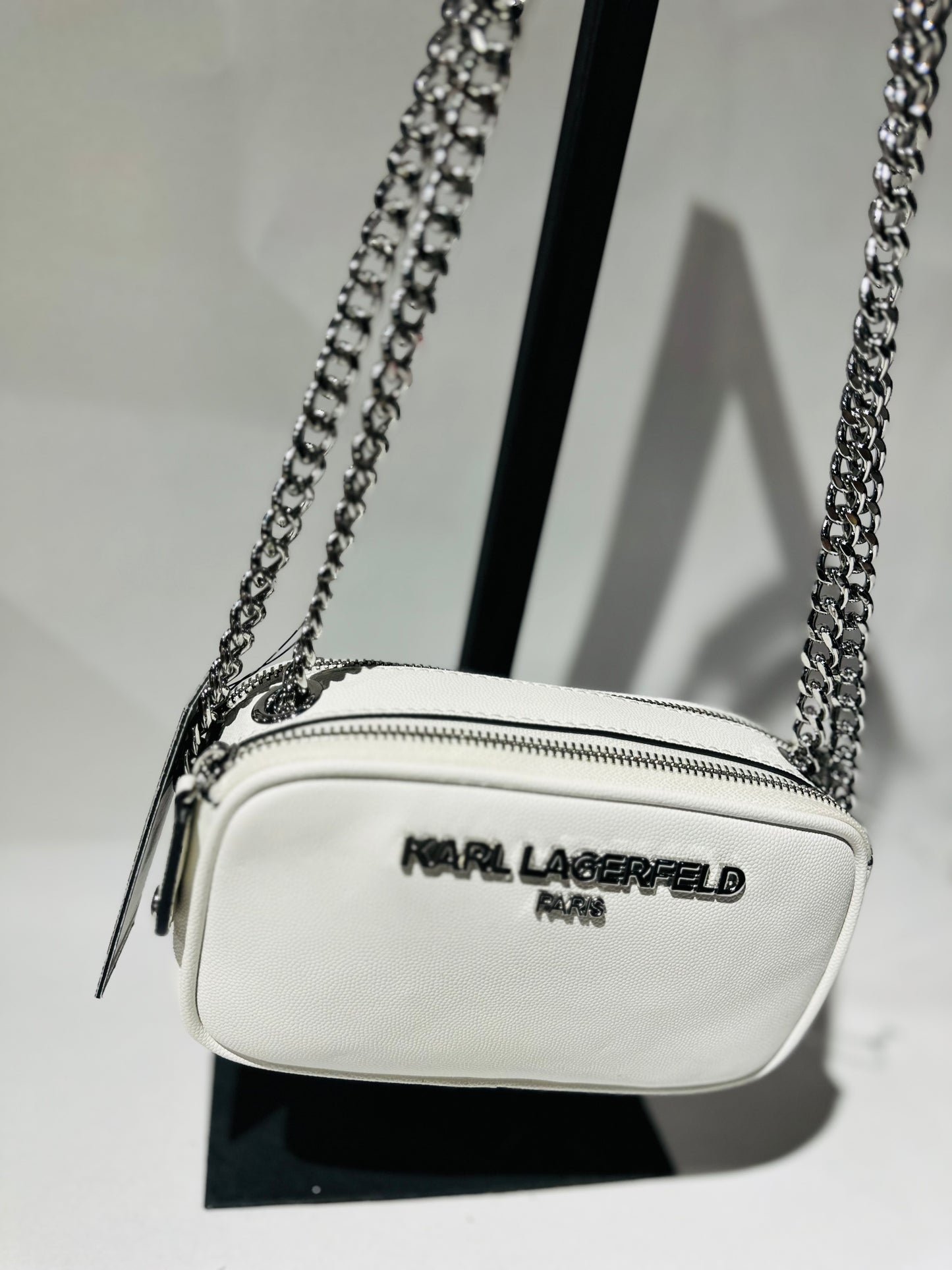 karl lagerfeld bag white