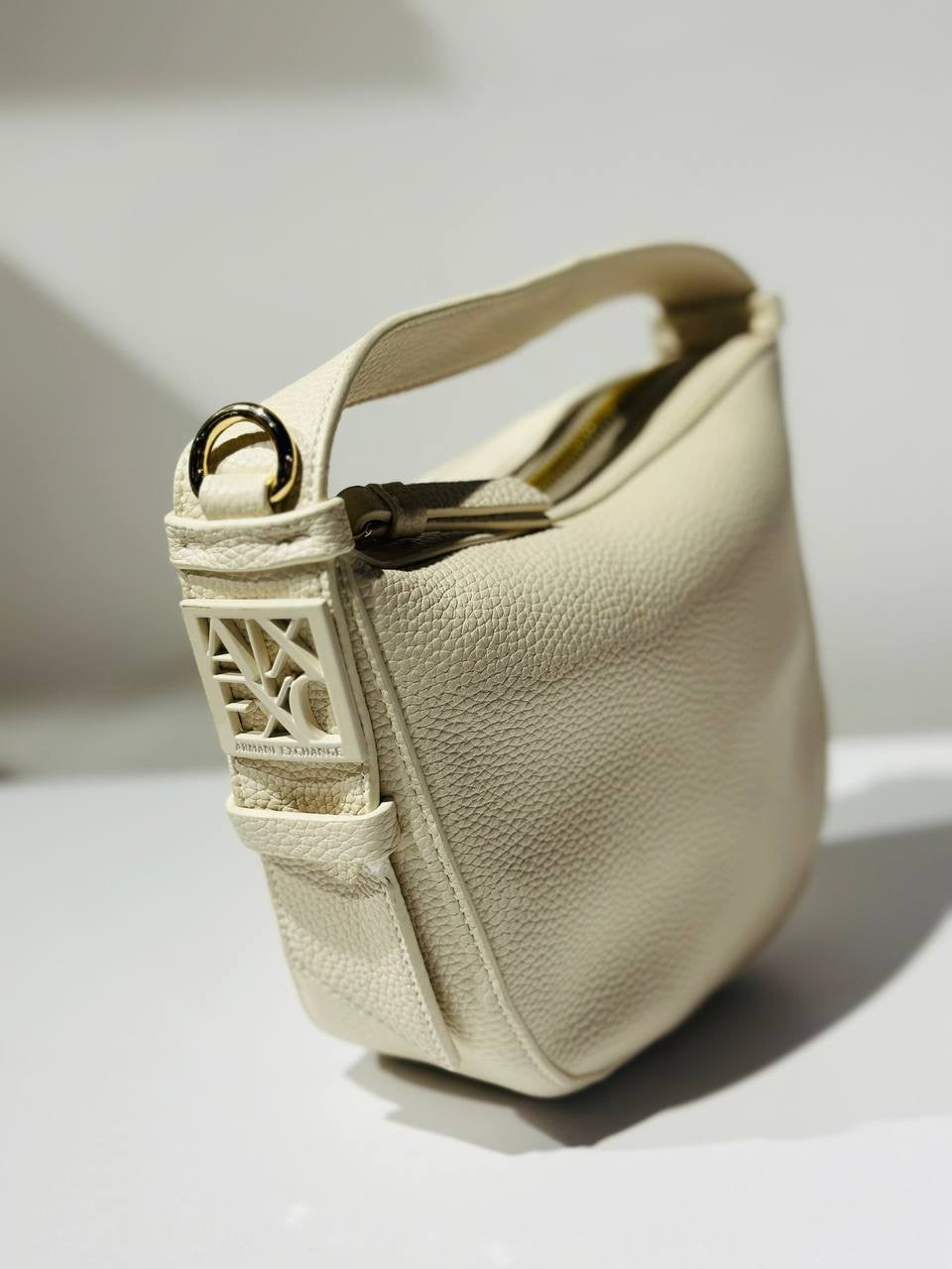 Armani exchange off white bag small size