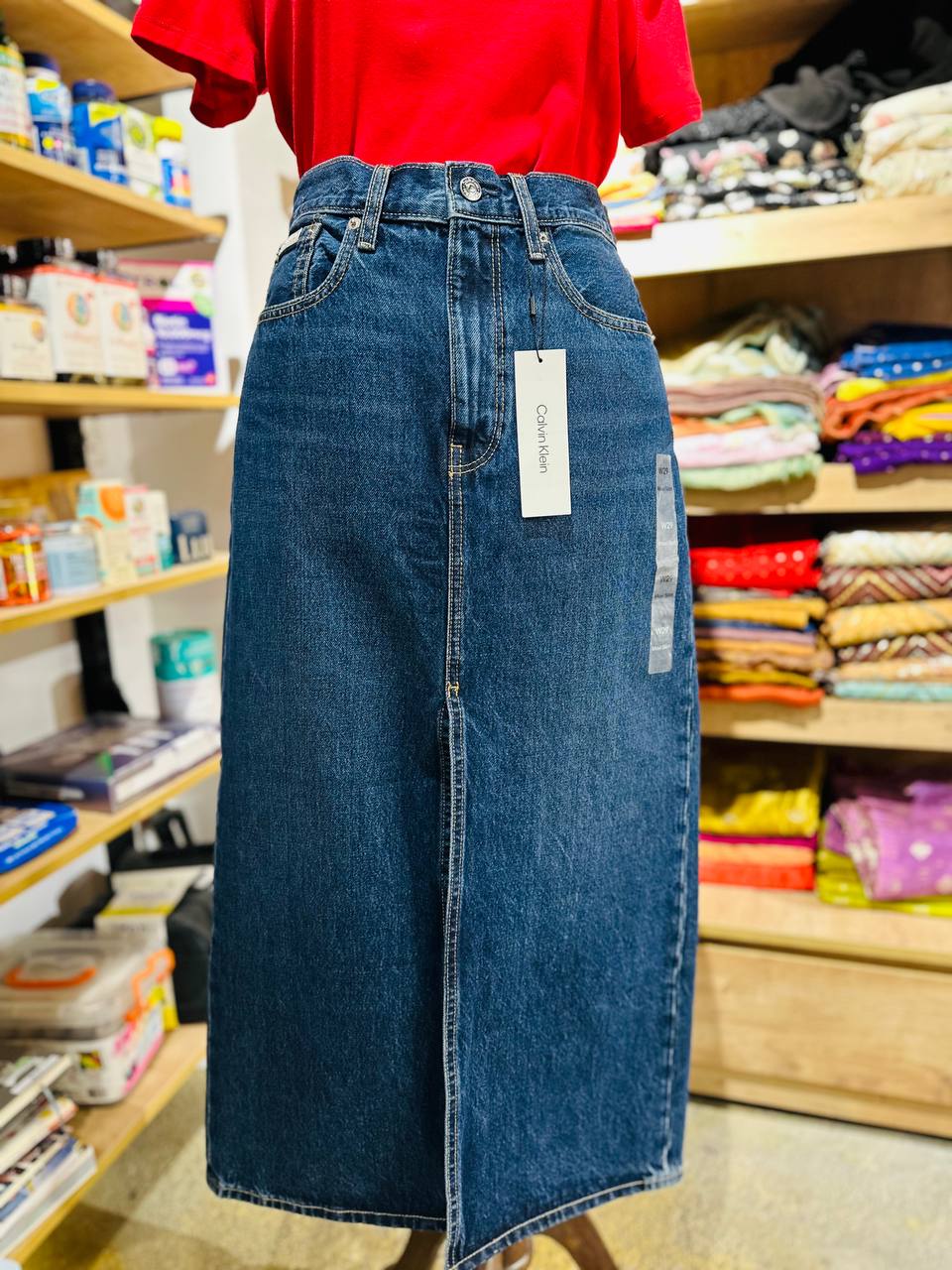 Calvin Klein denim skirt size w29