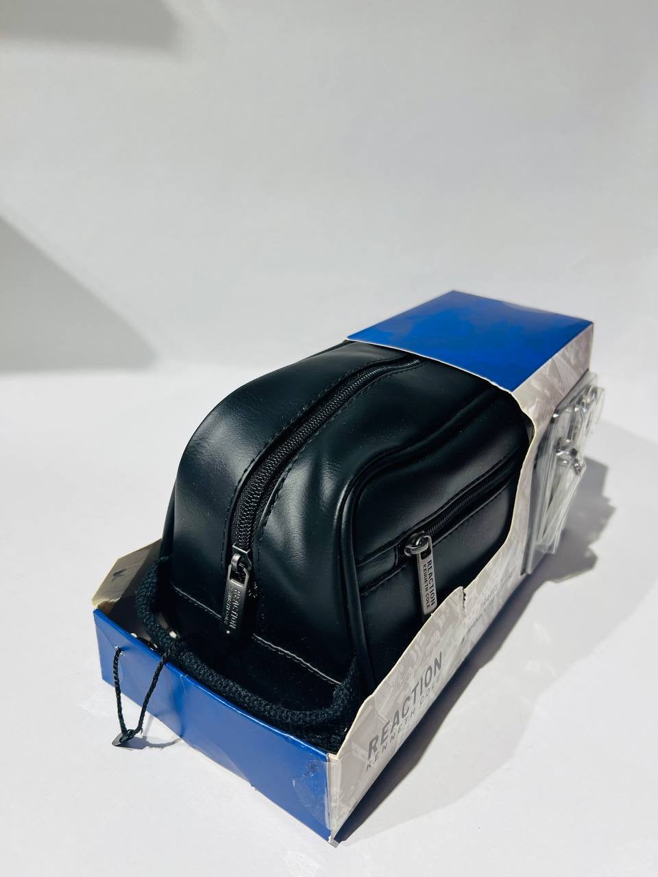 Kenneth Cole Reaction Men's Toiletry Travel Kit with a 3-Piece Manicure Set