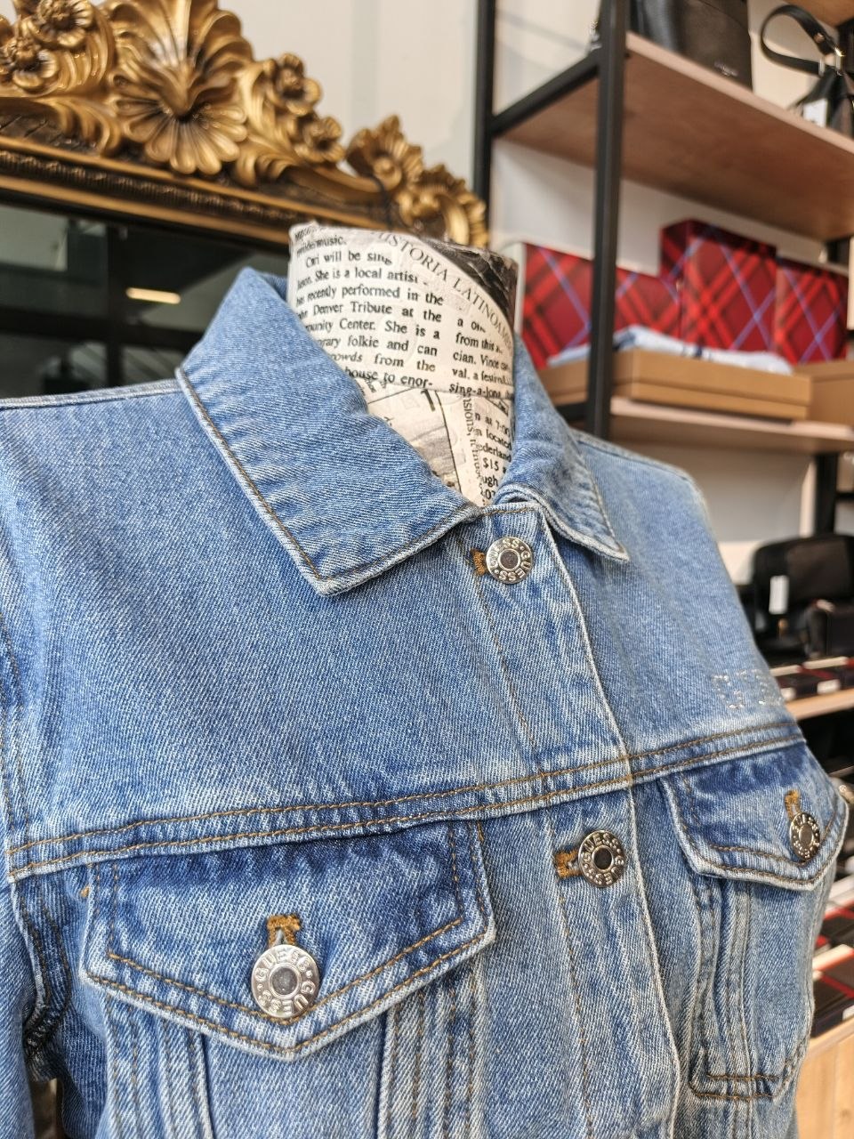 Guess denim jacket size medium
