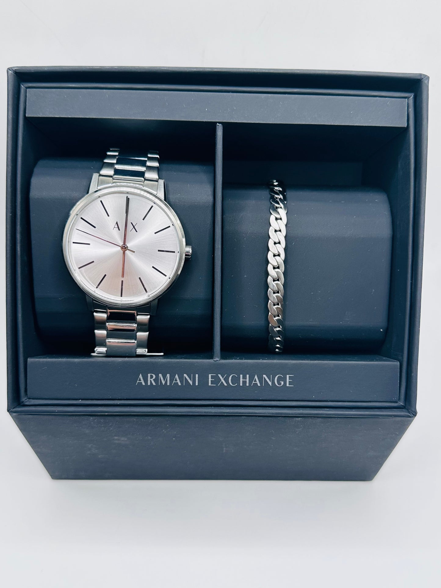 Armani exchange watch with bracelet
