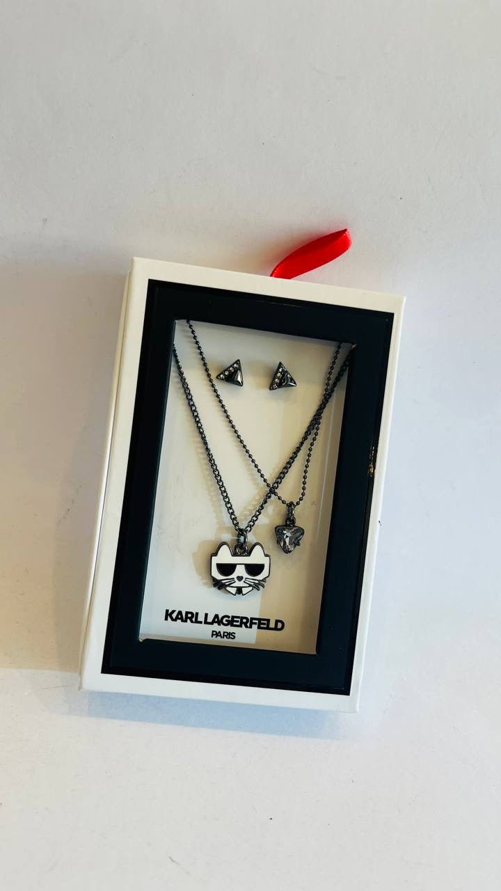 karl lagerfeld necklace set