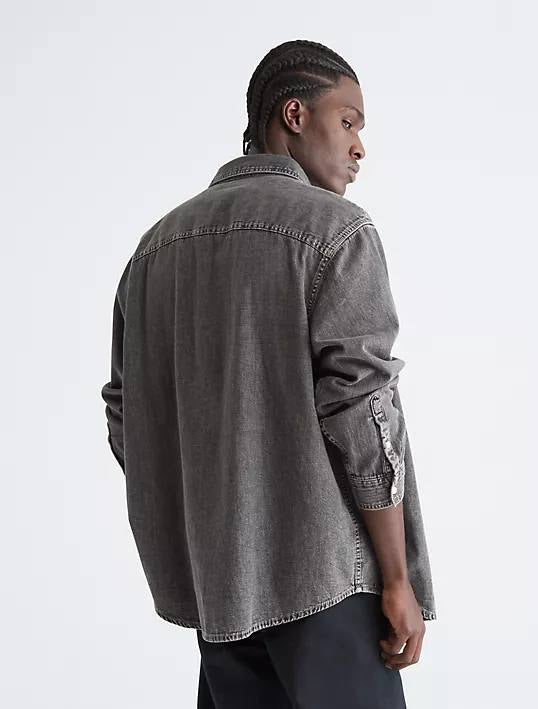 Calvin Klein denim blouse
