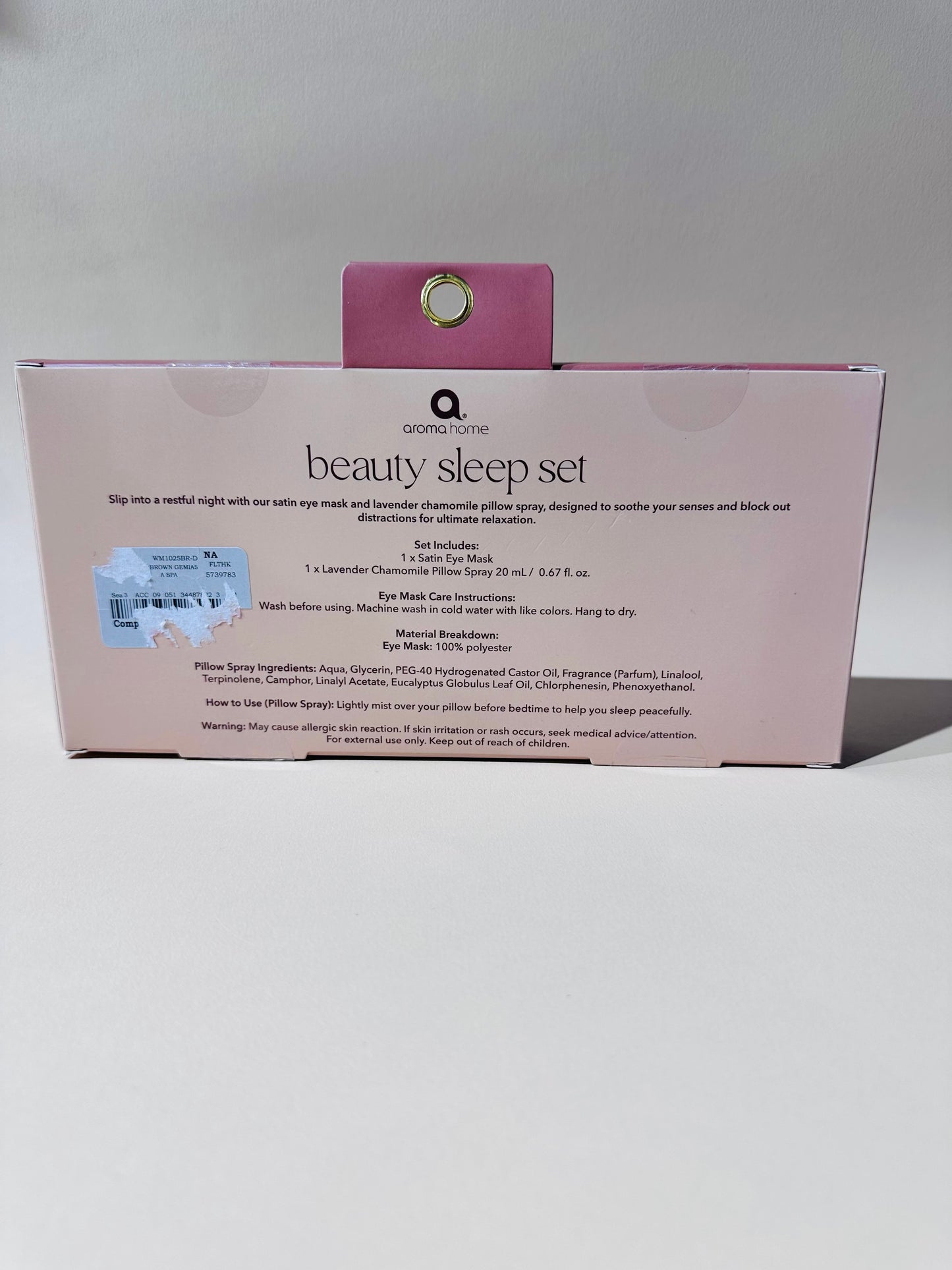 Beauty sleep set