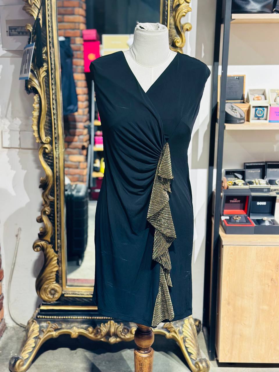 Connected apparel dress