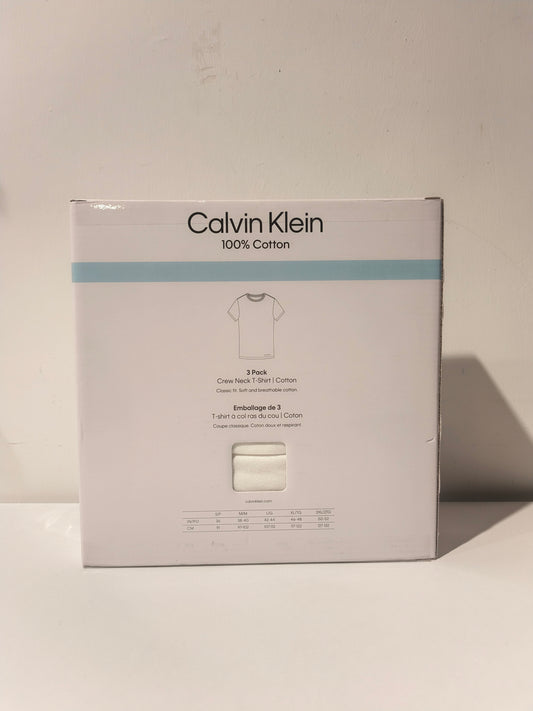 Calvin Klein Men's Cotton Classic Fit Crewneck T-Shirt 3-Pack