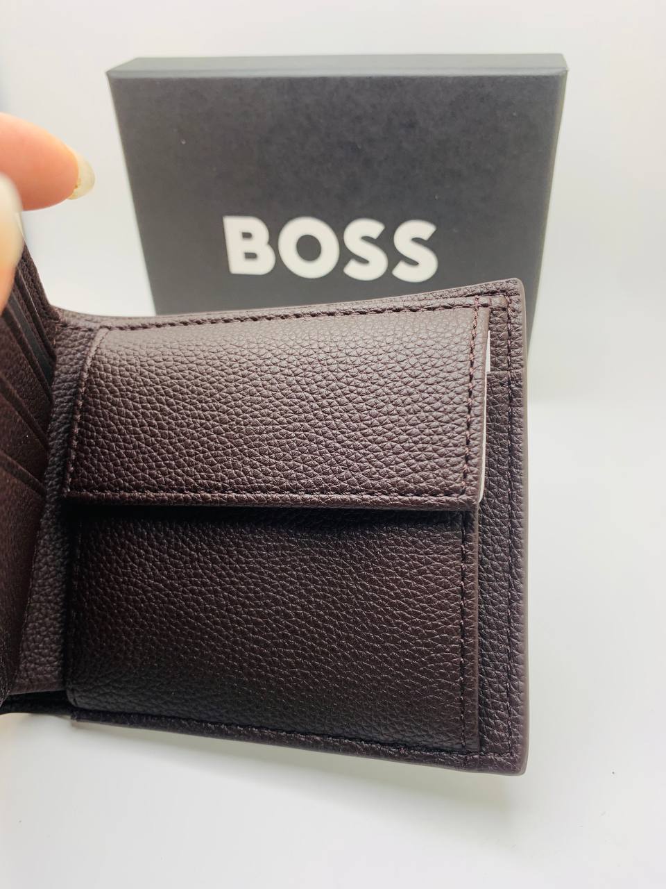 Boss brown wallet