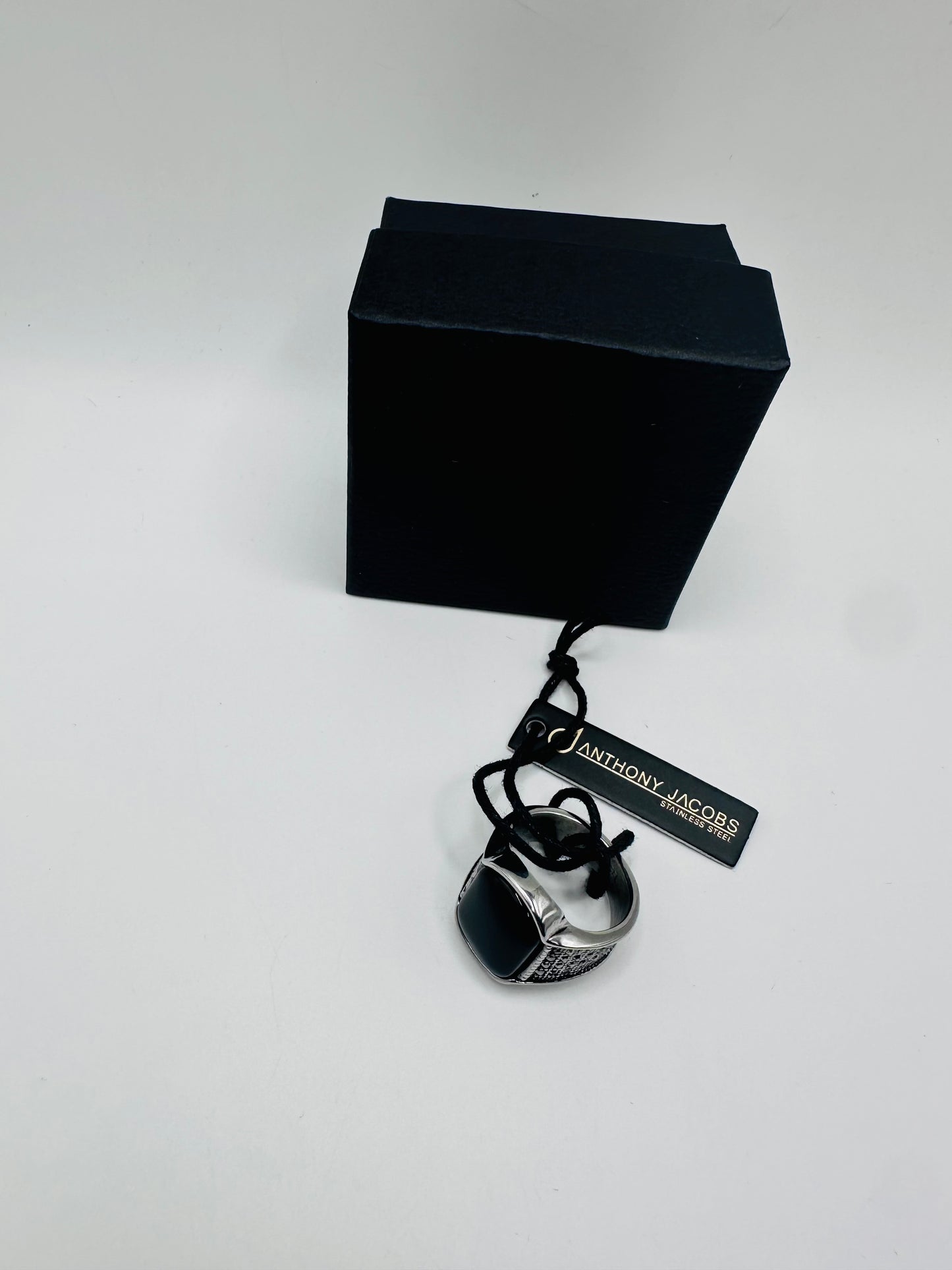 Anthony Jacobs stainless steel ring